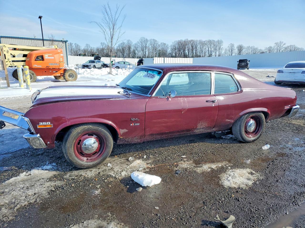 1974 Chevrolet Nova Бордовый vin: 1X27H4W130193