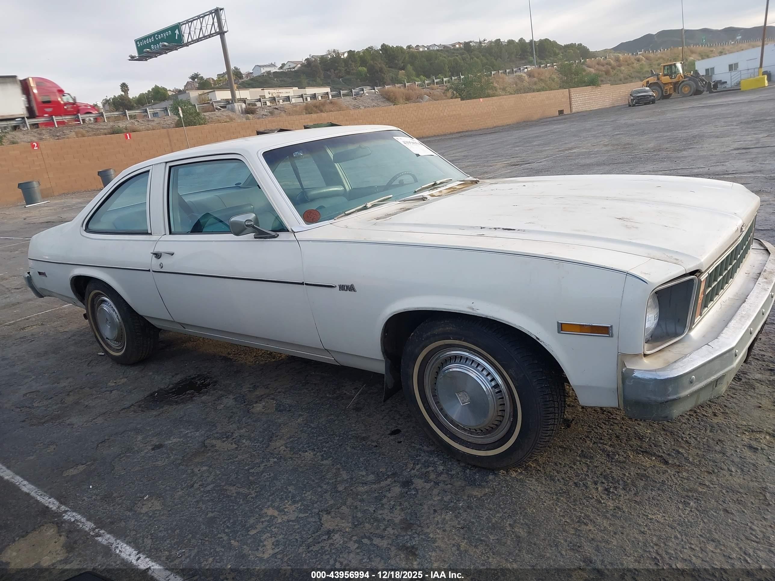 1978 Chevrolet Nova   Белый vin: 1X27U8W185242    