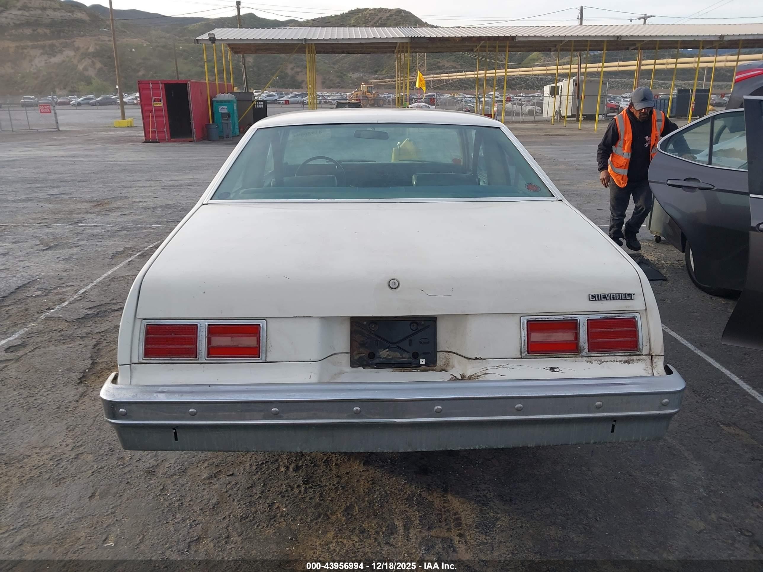 1978 Chevrolet Nova   Белый vin: 1X27U8W185242    