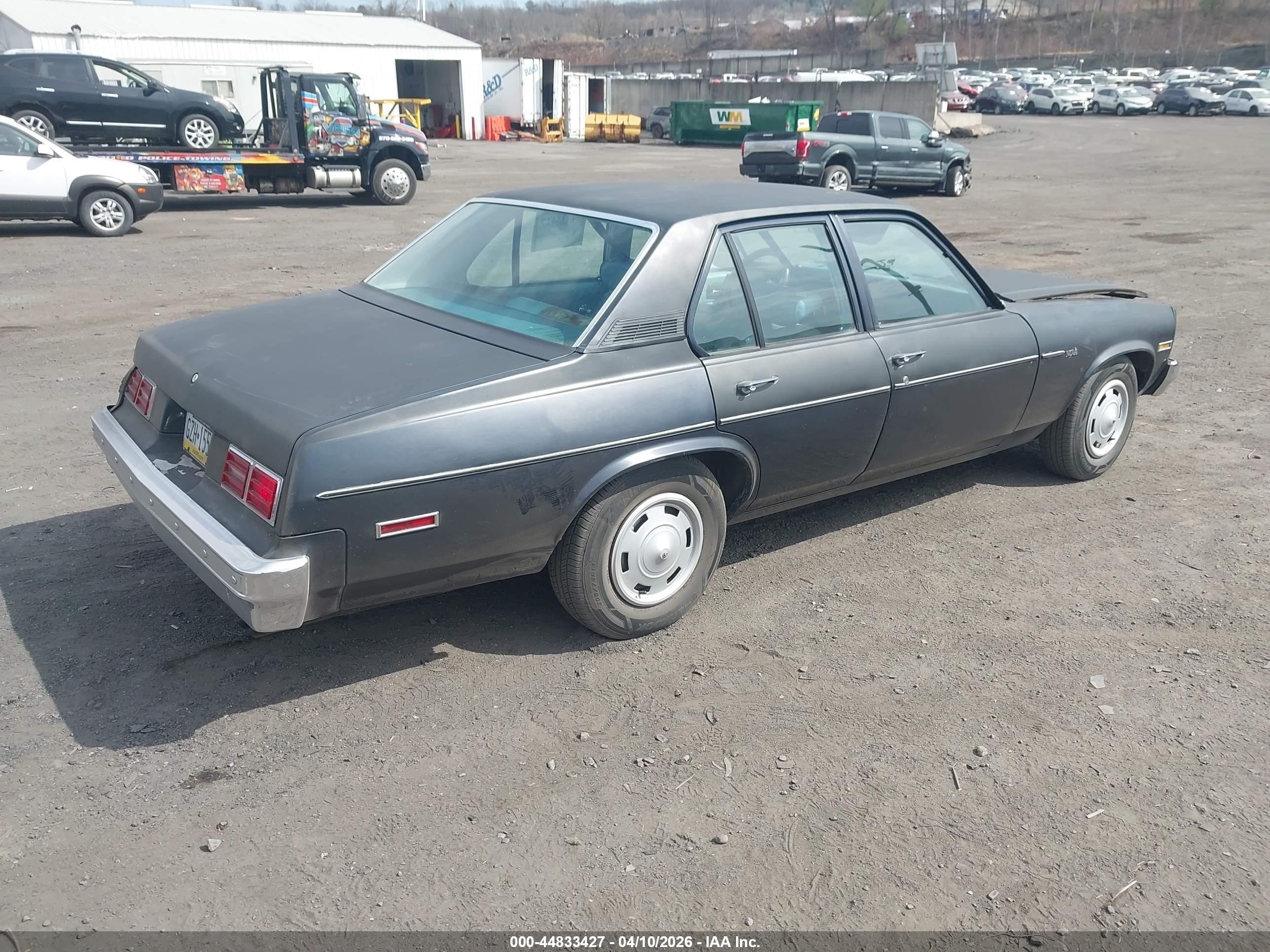 1978 Chevrolet Nova   Black vin: 1X69D8T129207    