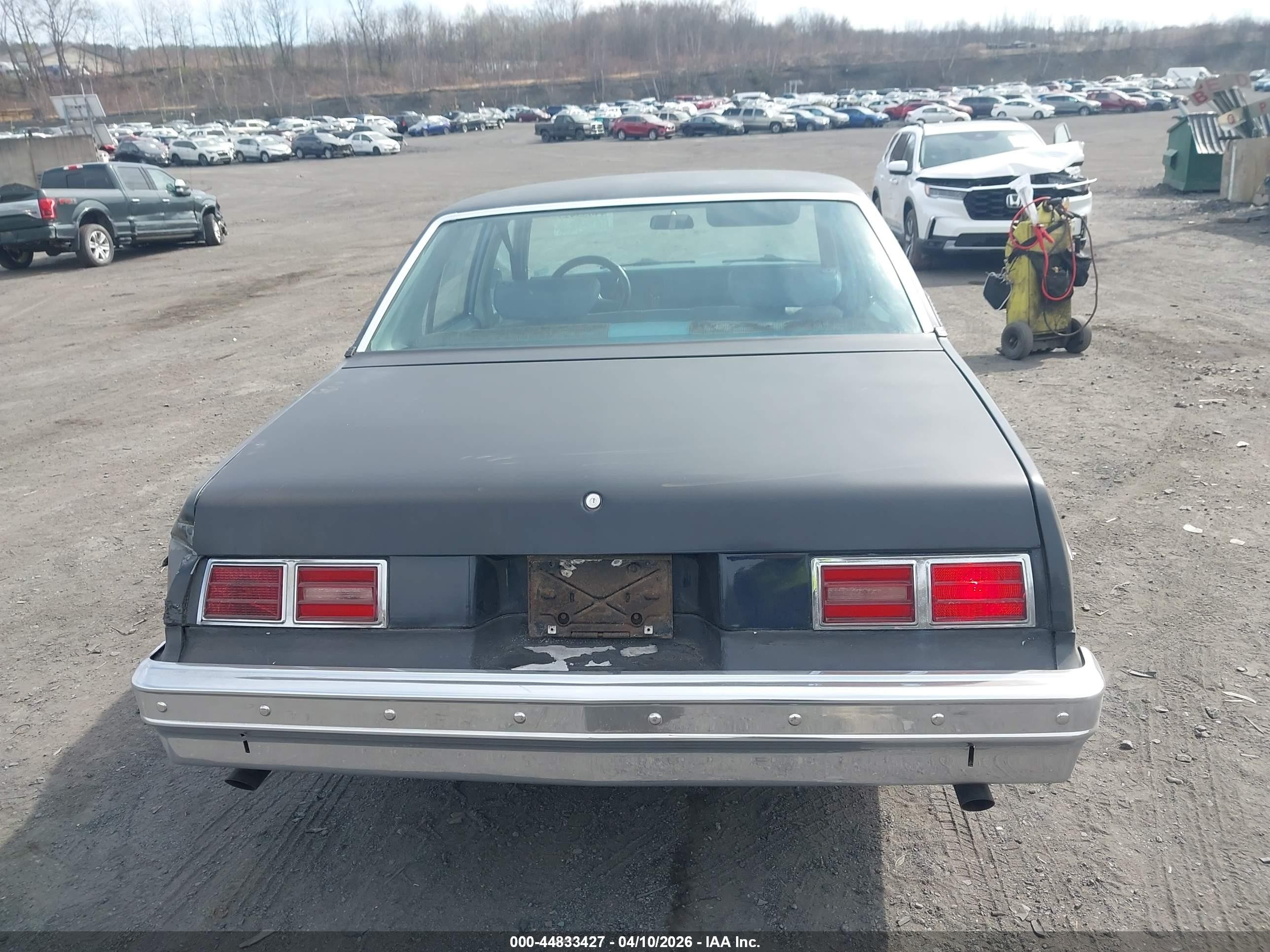 1978 Chevrolet Nova   Black vin: 1X69D8T129207    