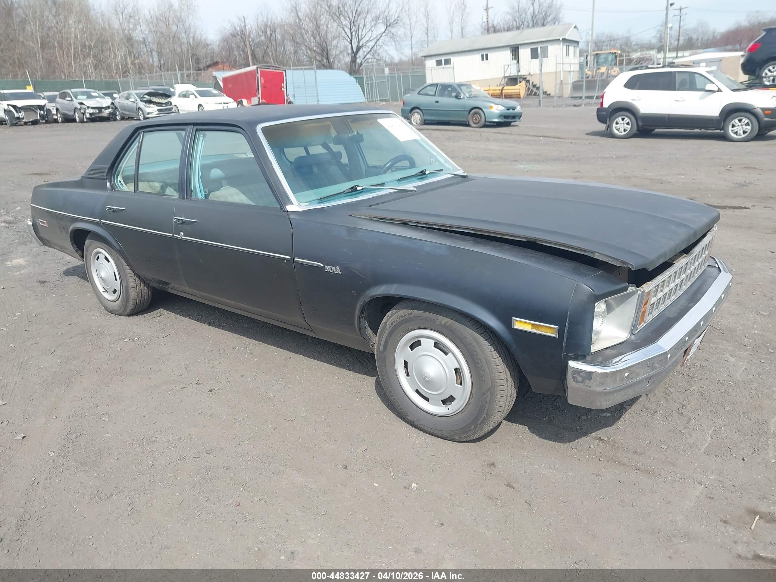 1978 Chevrolet Nova   Black vin: 1X69D8T129207    