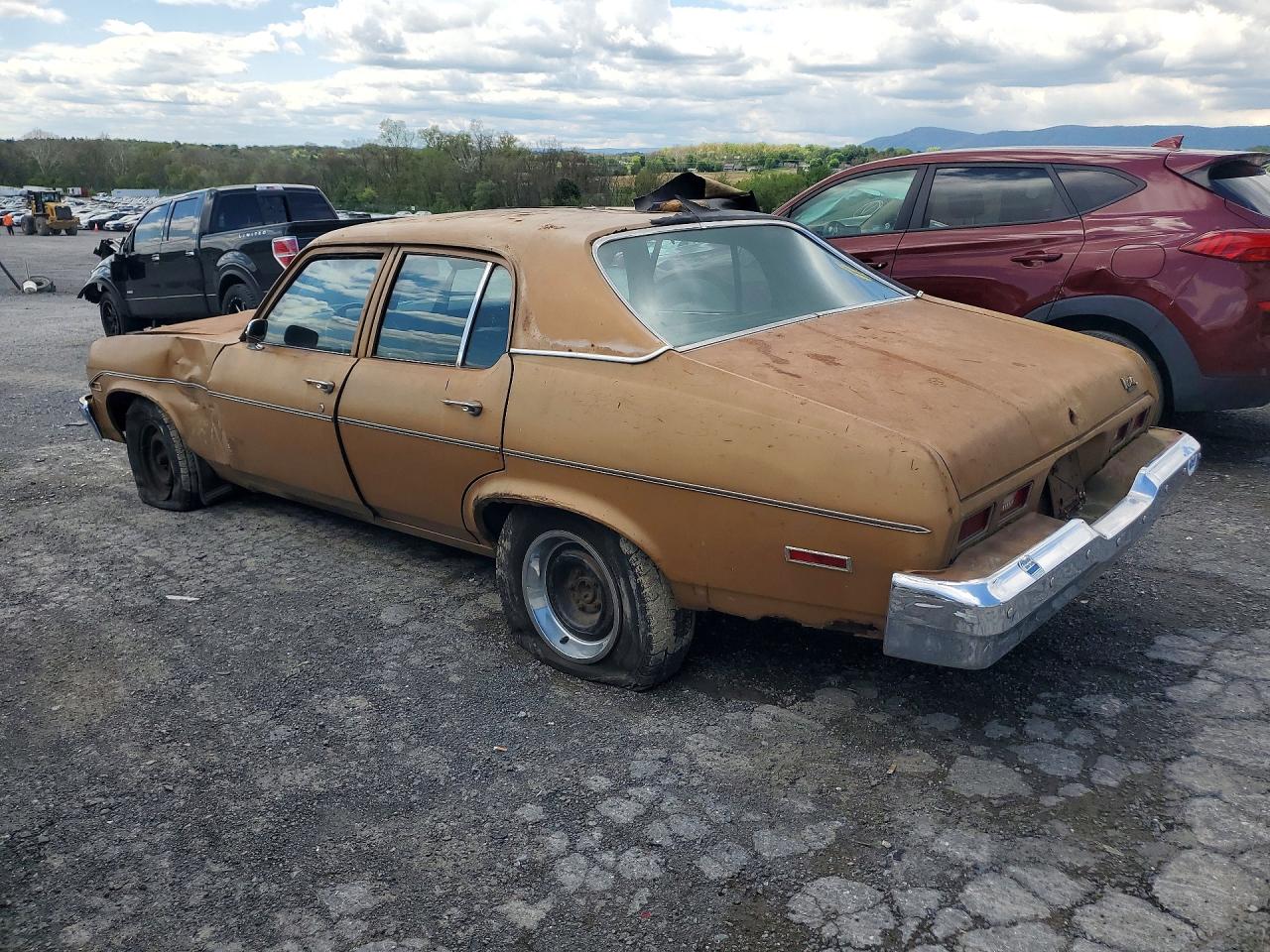 1974 Chevrolet Nova Золотой vin: 1X69H4W237662