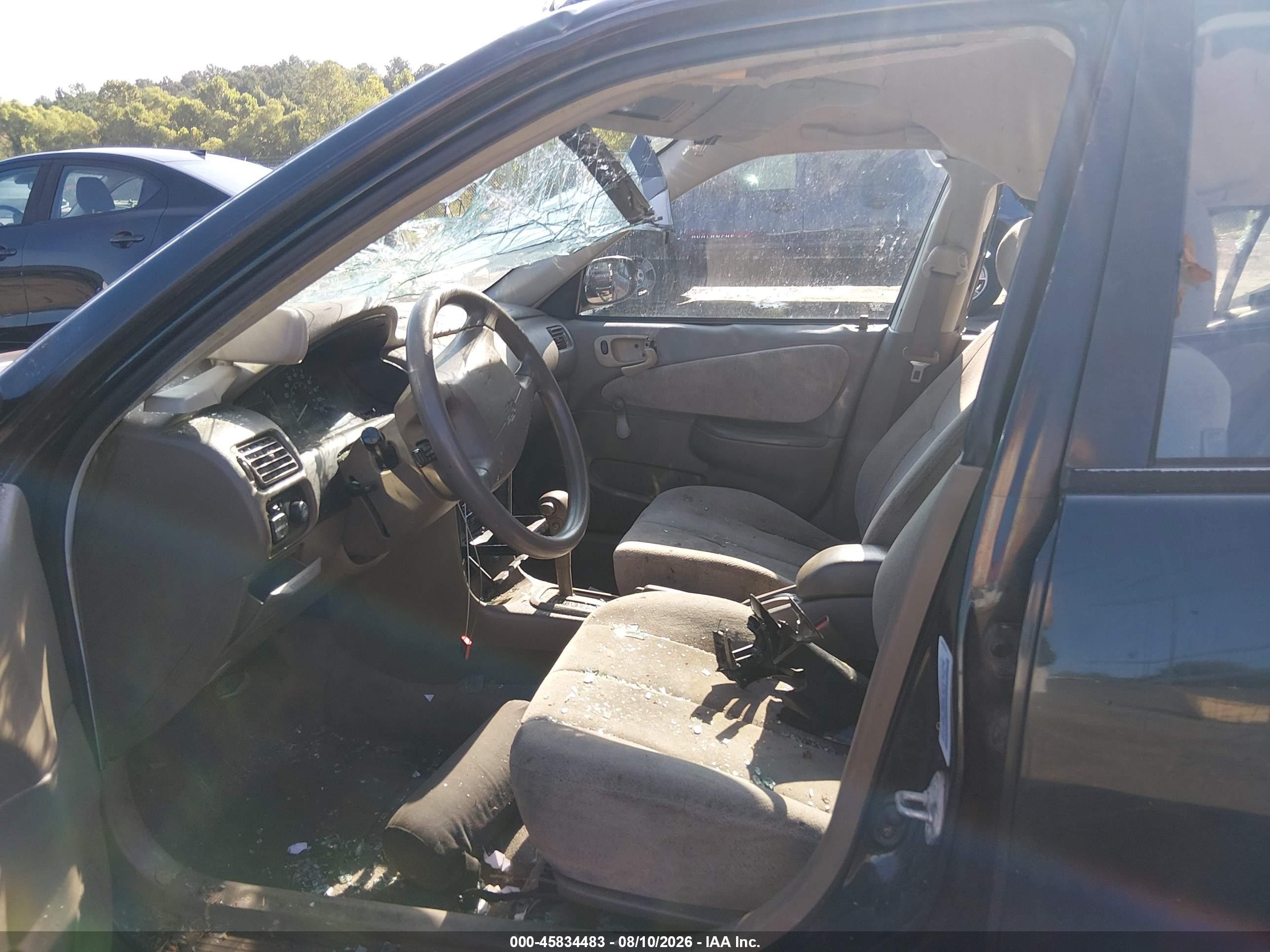 1999 Chevrolet Prizm Lsi Black vin: 1Y1SK5280XZ403318