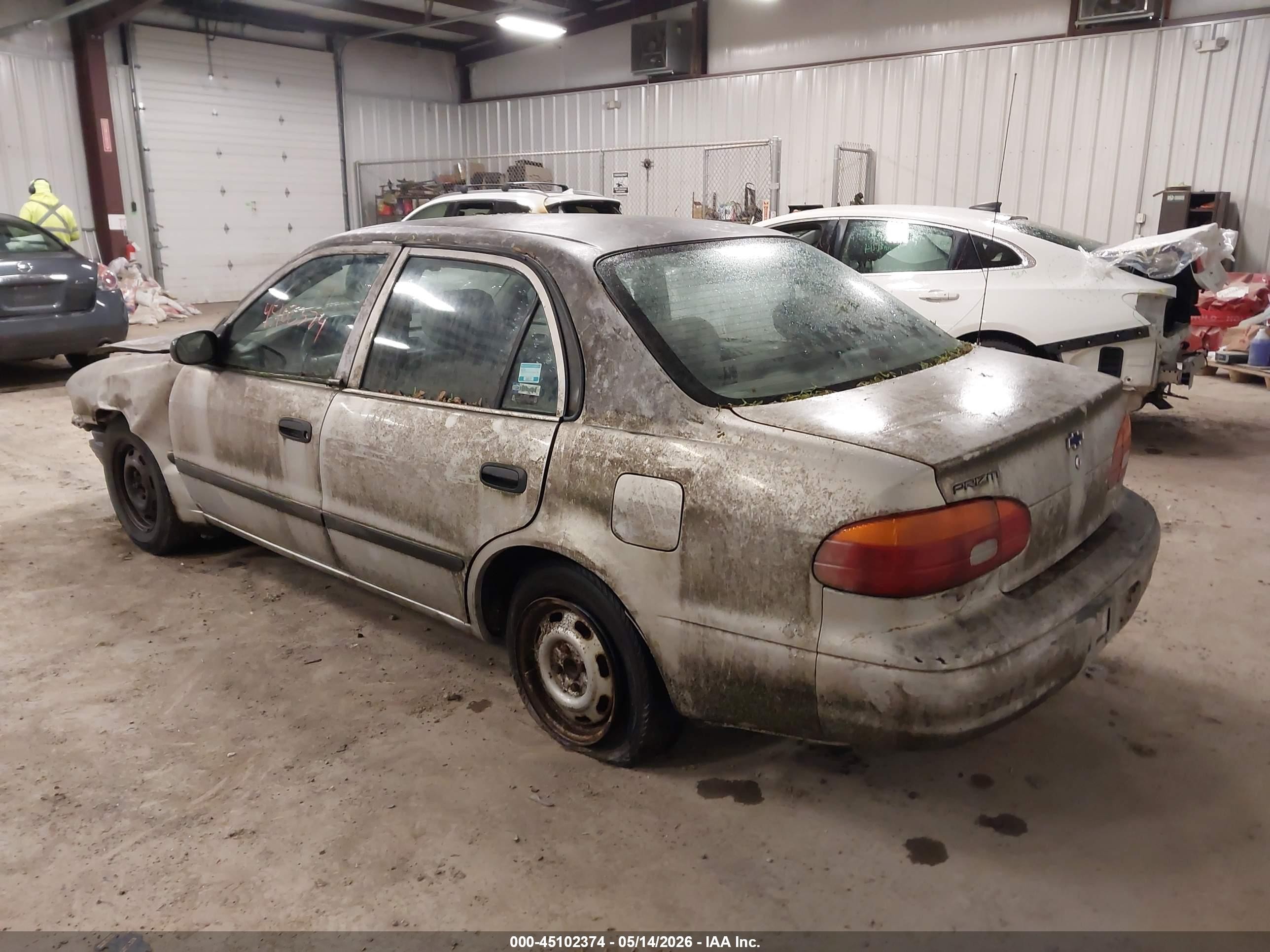 2001 Chevrolet Prizm   Gray vin: 1Y1SK52831Z449782