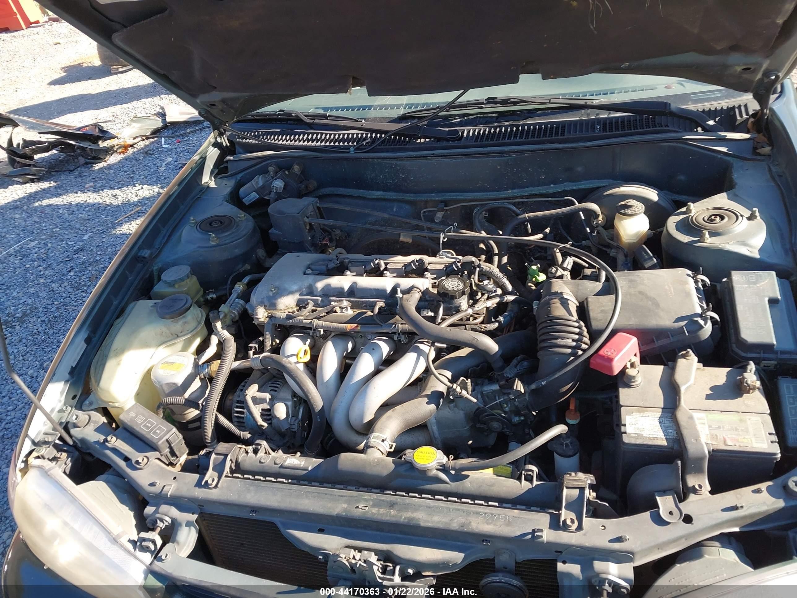 2000 Chevrolet Prizm   Зеленый vin: 1Y1SK5284YZ427445
