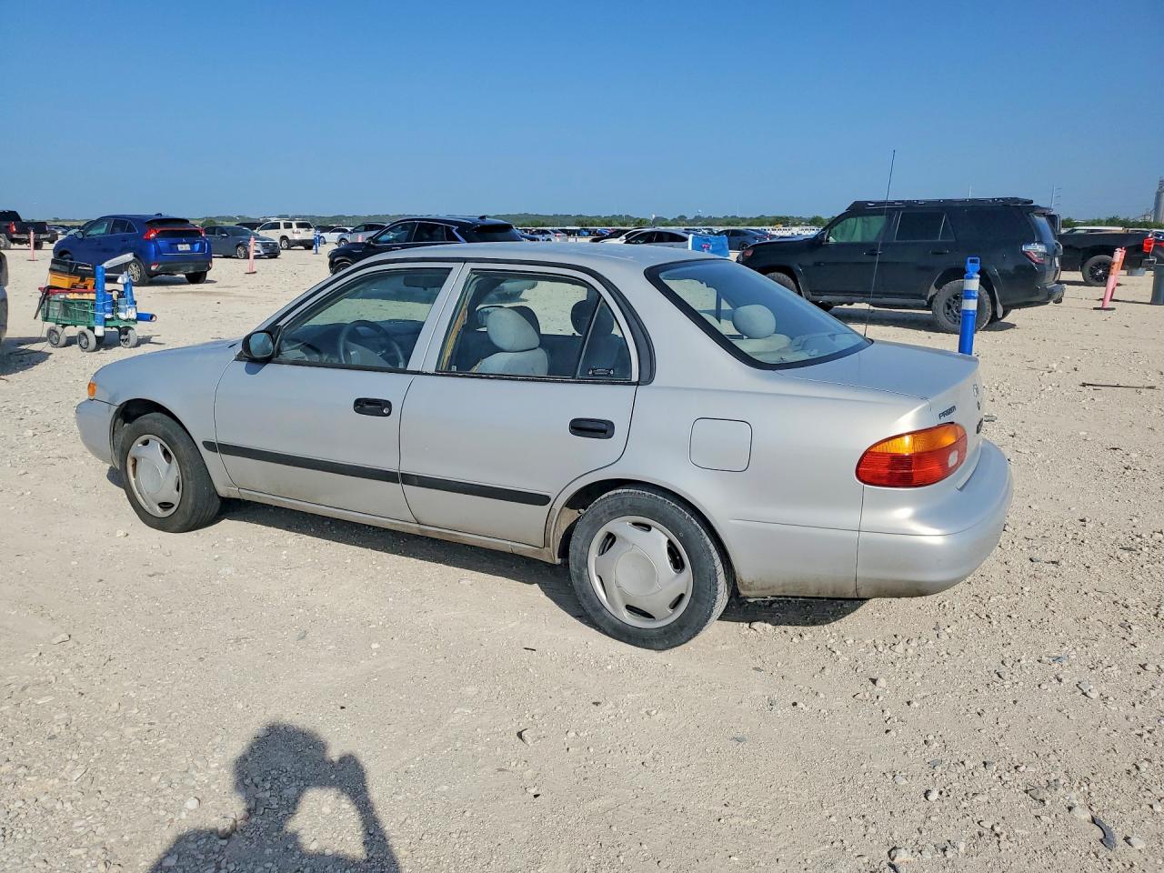 2002 Chevrolet Geo Prizm Base Silver vin: 1Y1SK52862Z414865