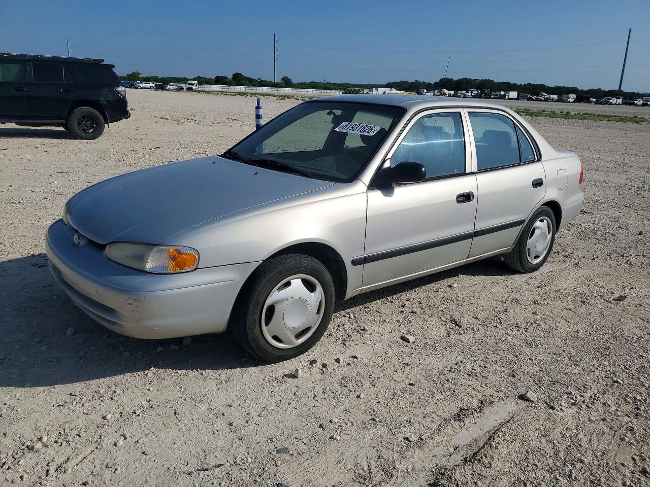 2002 Chevrolet Geo Prizm Base Silver vin: 1Y1SK52862Z414865