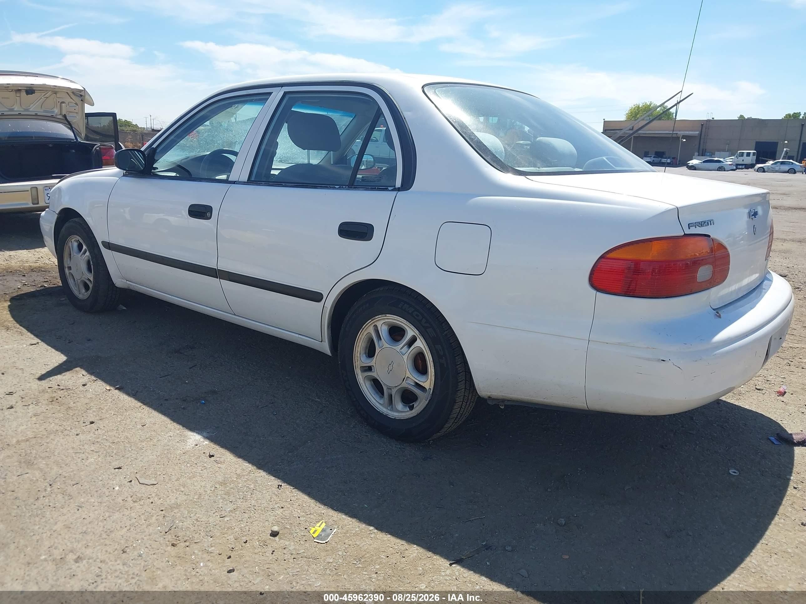 1998 Chevrolet Prizm Base Cmi White vin: 1Y1SK5286WZ403175