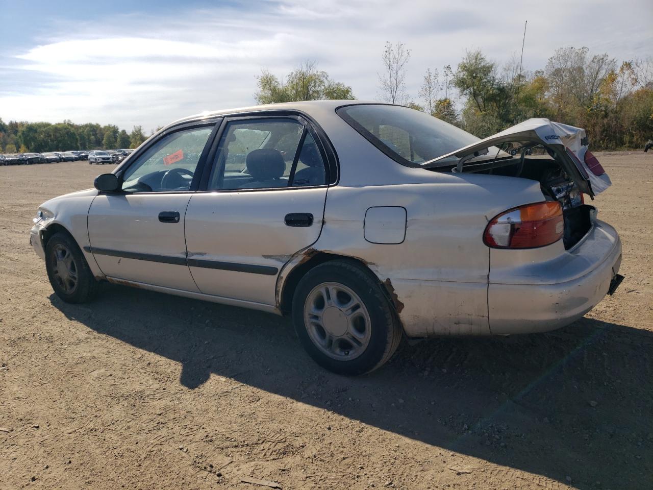 1999 Chevrolet Geo Prizm Base Silver vin: 1Y1SK5286XZ440700