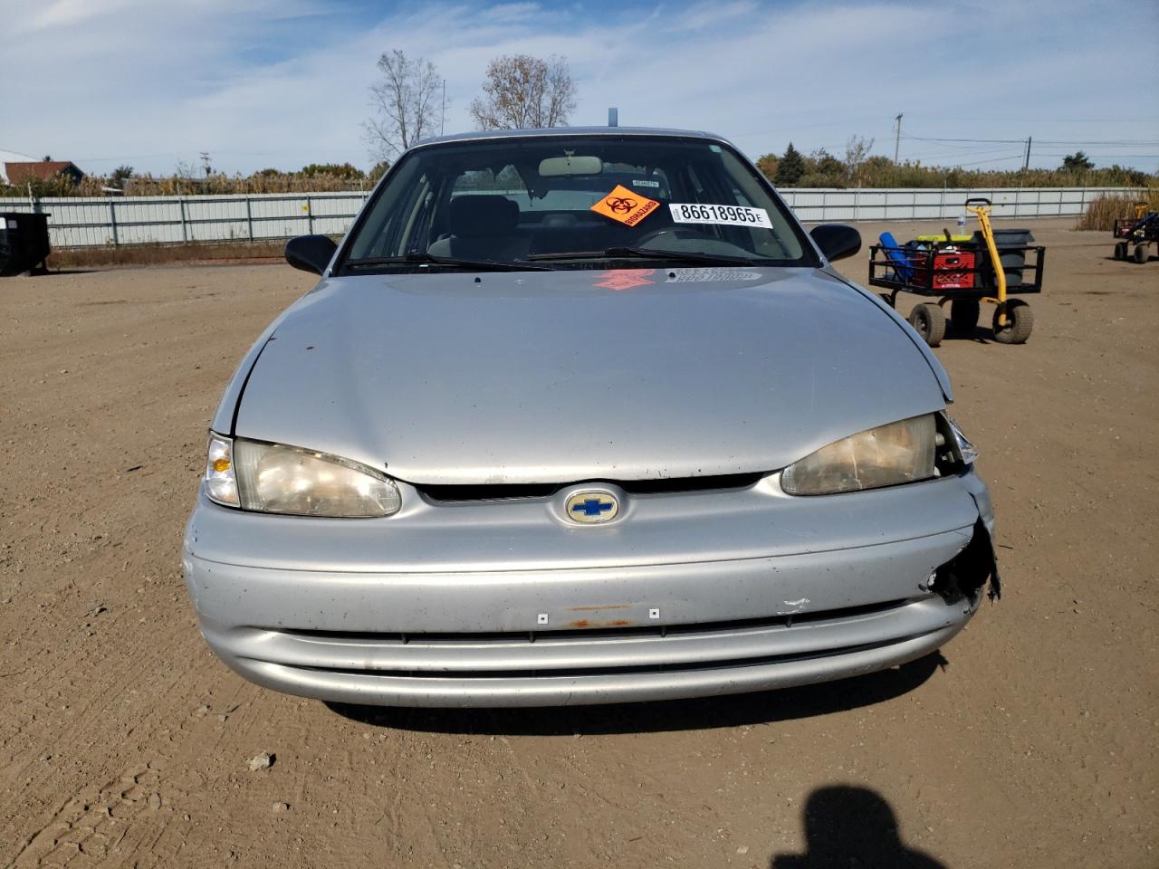 1999 Chevrolet Geo Prizm Base Silver vin: 1Y1SK5286XZ440700