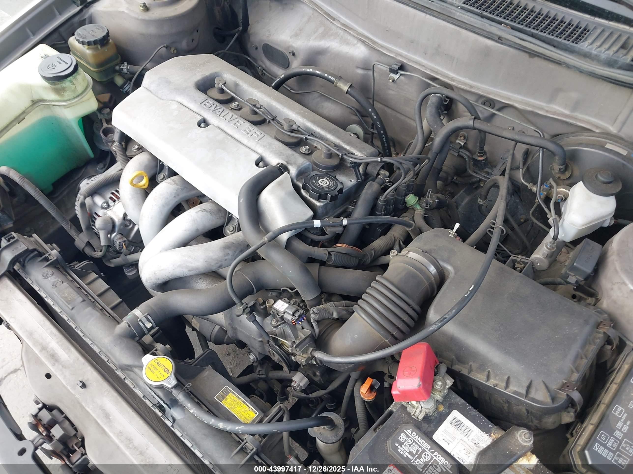 1999 Chevrolet Prizm   Gold vin: 1Y1SK5289XZ413751