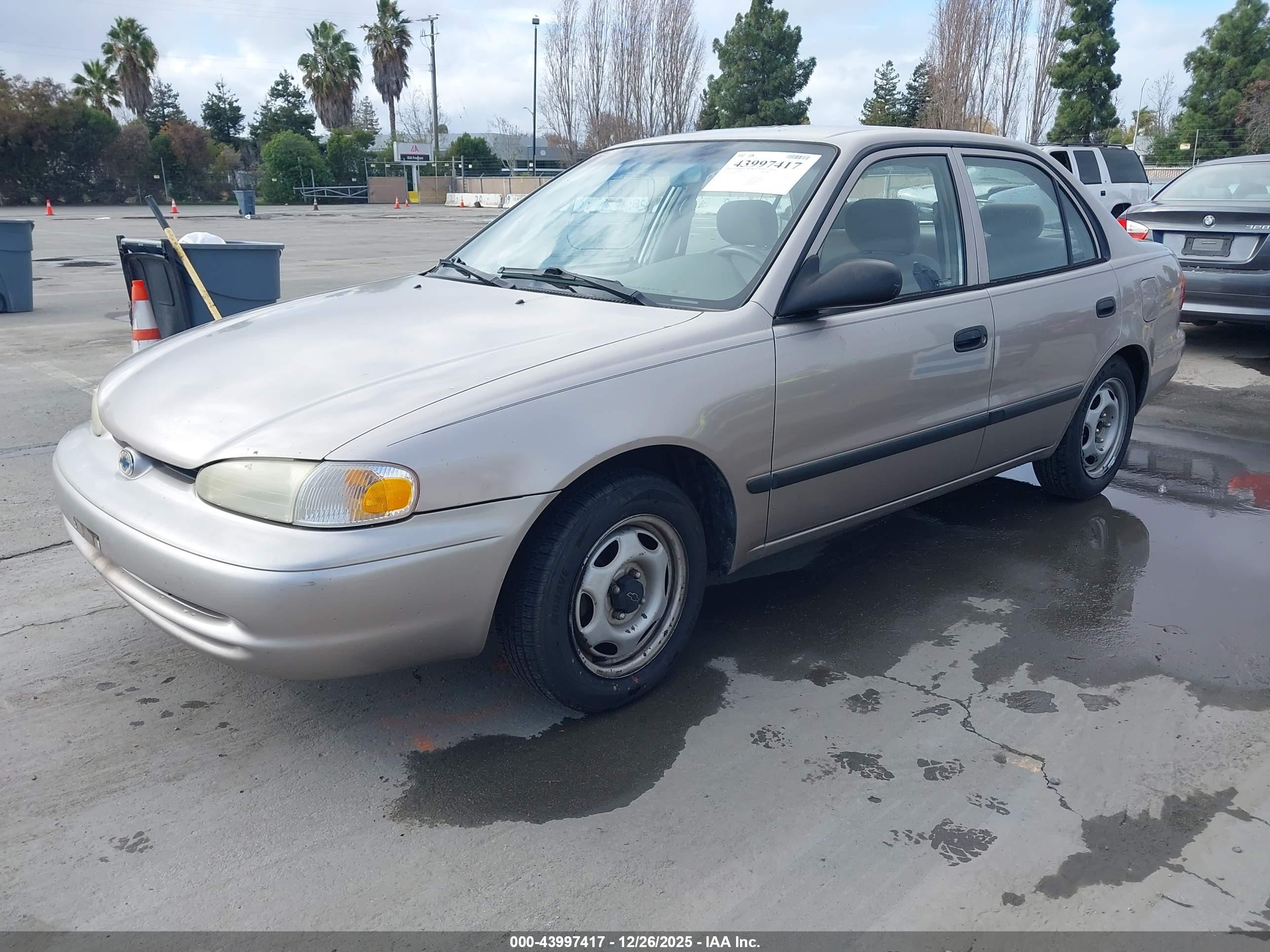 1999 Chevrolet Prizm   Gold vin: 1Y1SK5289XZ413751