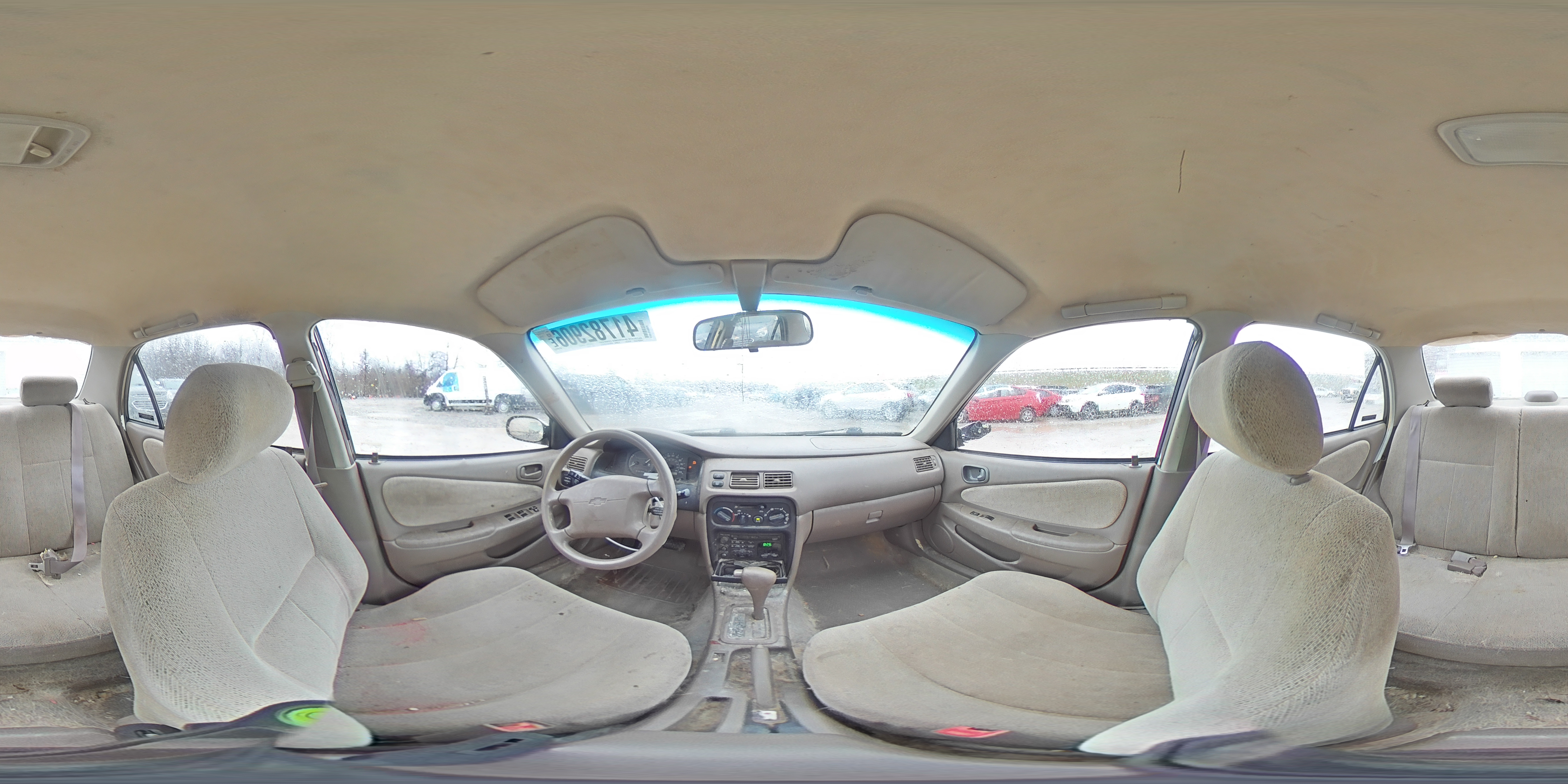 1999 Chevrolet Geo Prizm Base Burgundy vin: 1Y1SK5289XZ414432