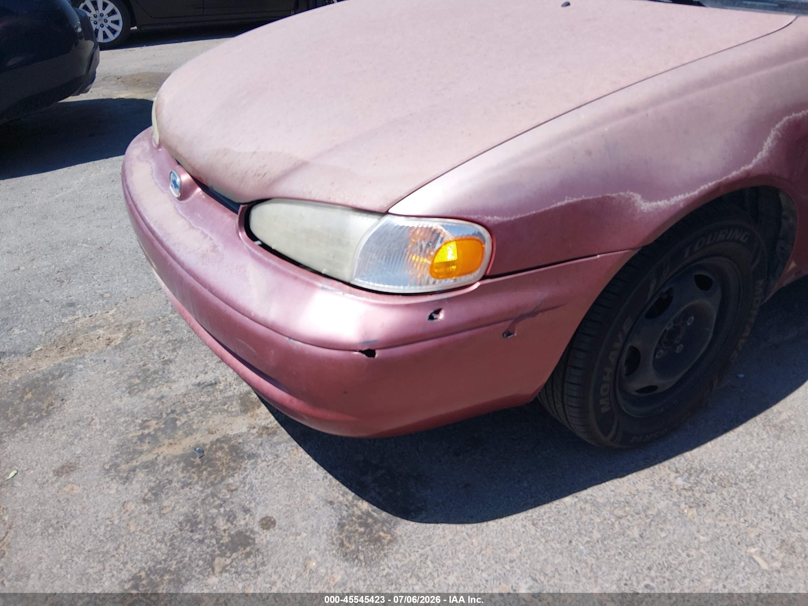 1998 Chevrolet Prizm   Maroon vin: 1Y1SK528XWZ436664