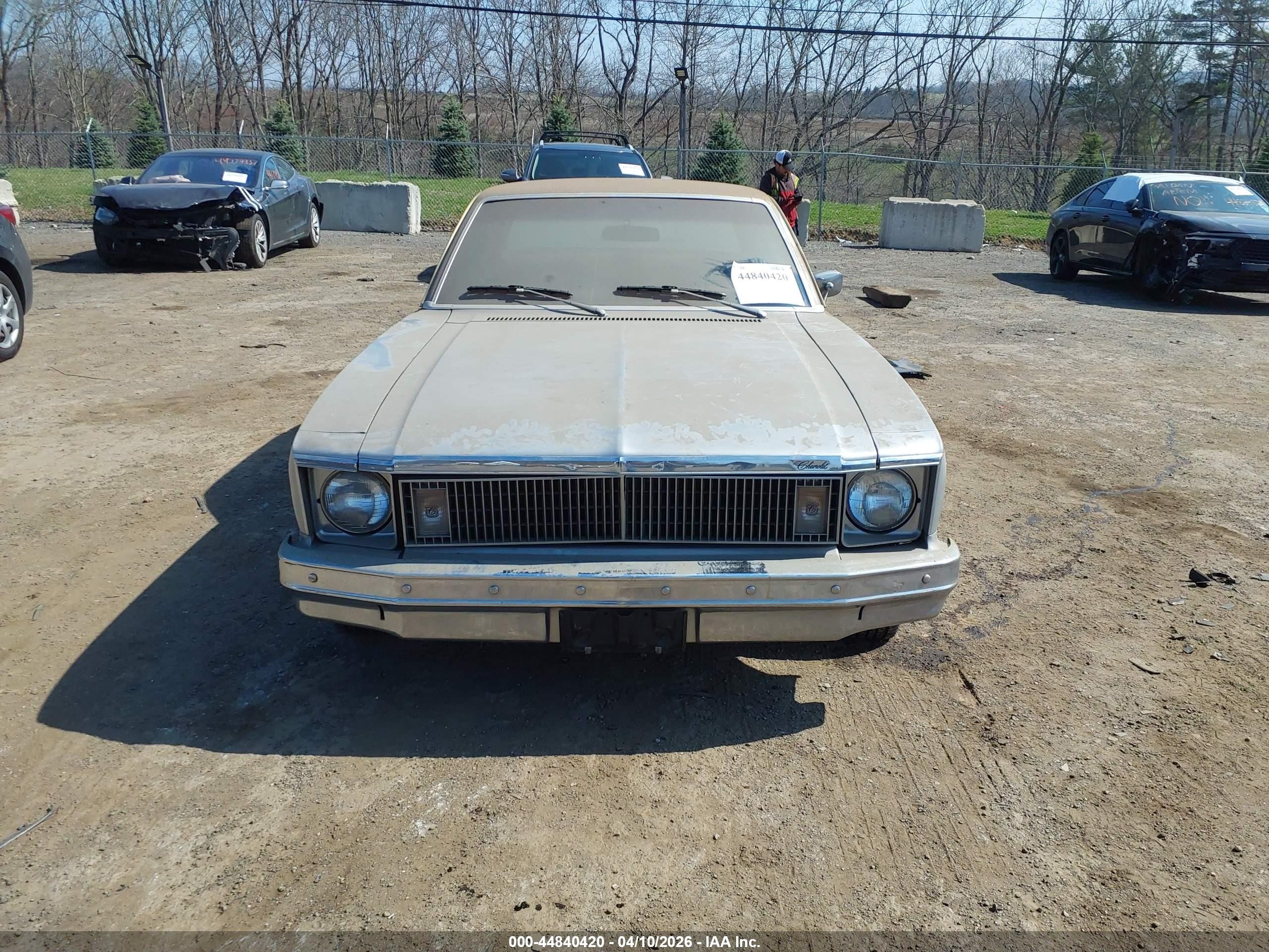 1978 Chevrolet Nova   Серебряный vin: 1Y69U8T178780    