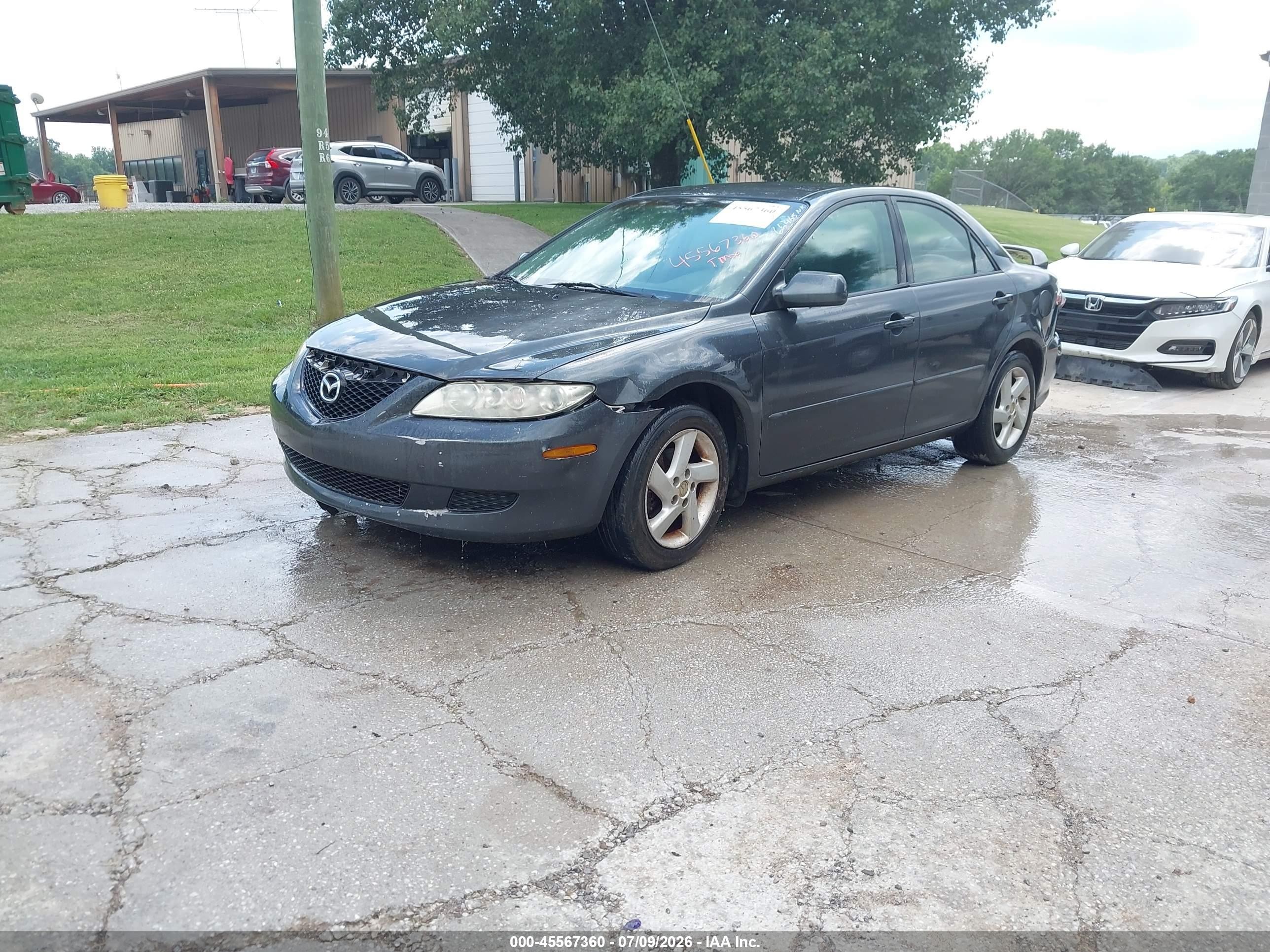2003 Mazda Mazda6 I Серый vin: 1YVFP80C035M10166