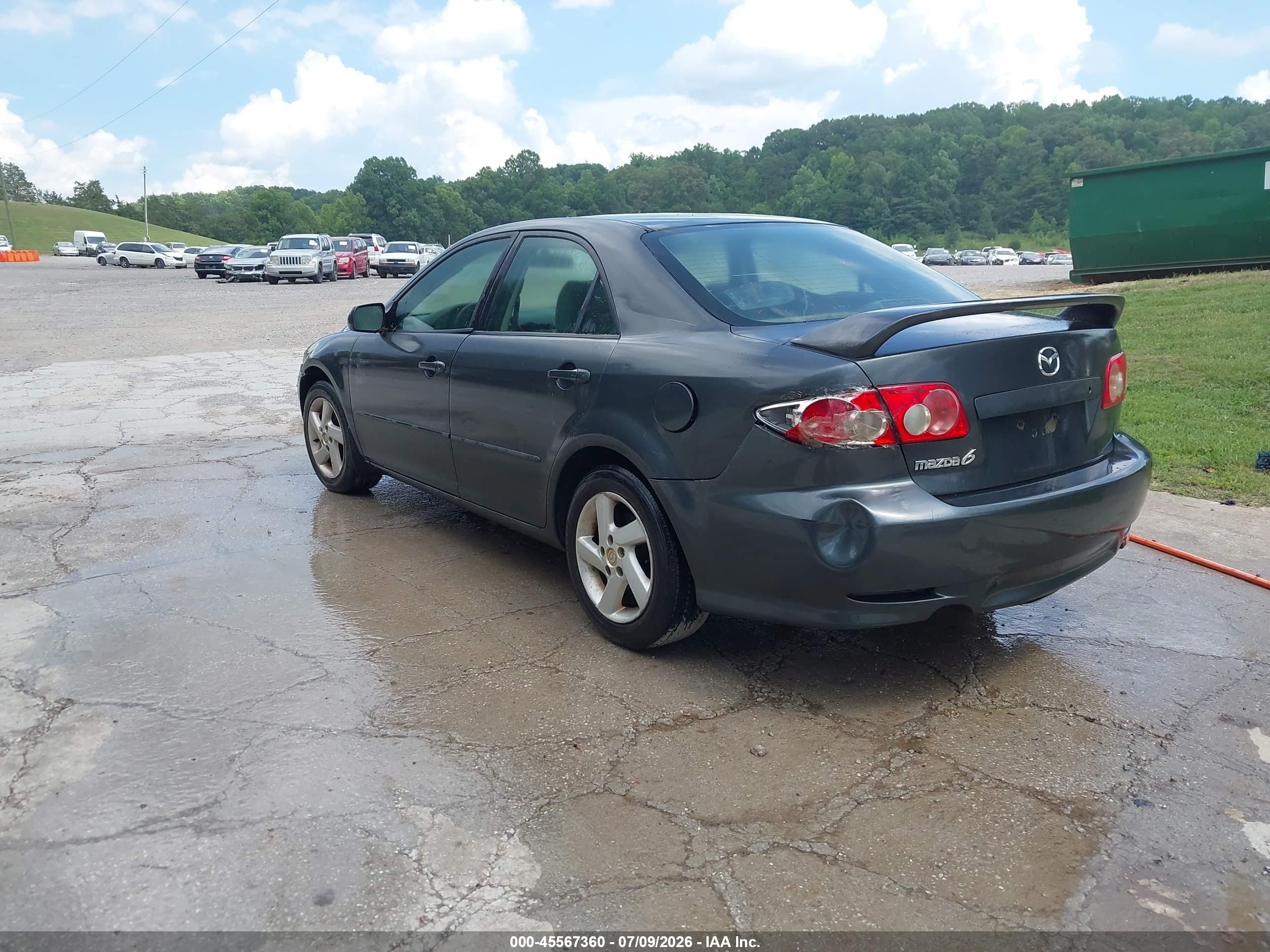 2003 Mazda Mazda6 I Серый vin: 1YVFP80C035M10166