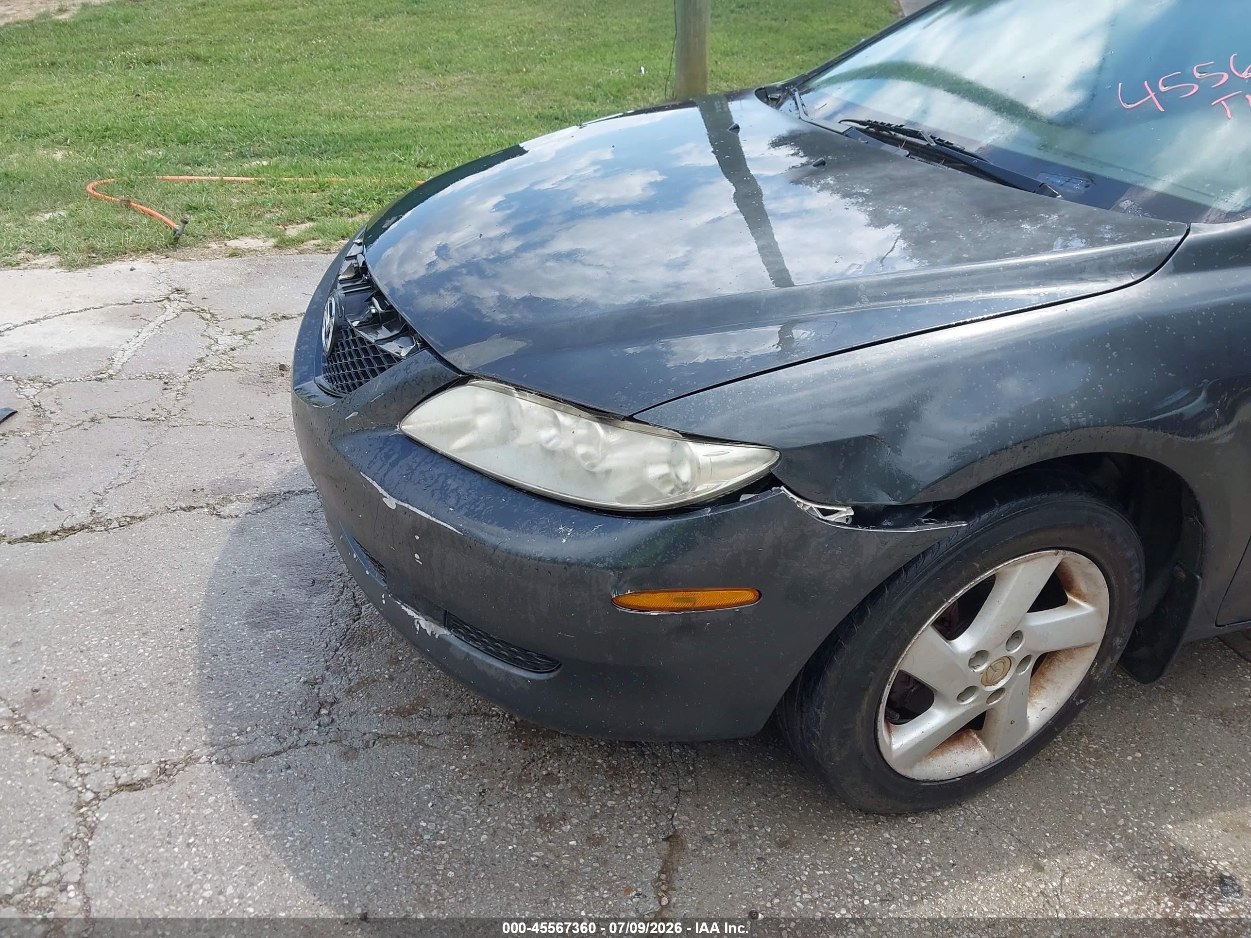 2003 Mazda Mazda6 I Серый vin: 1YVFP80C035M10166