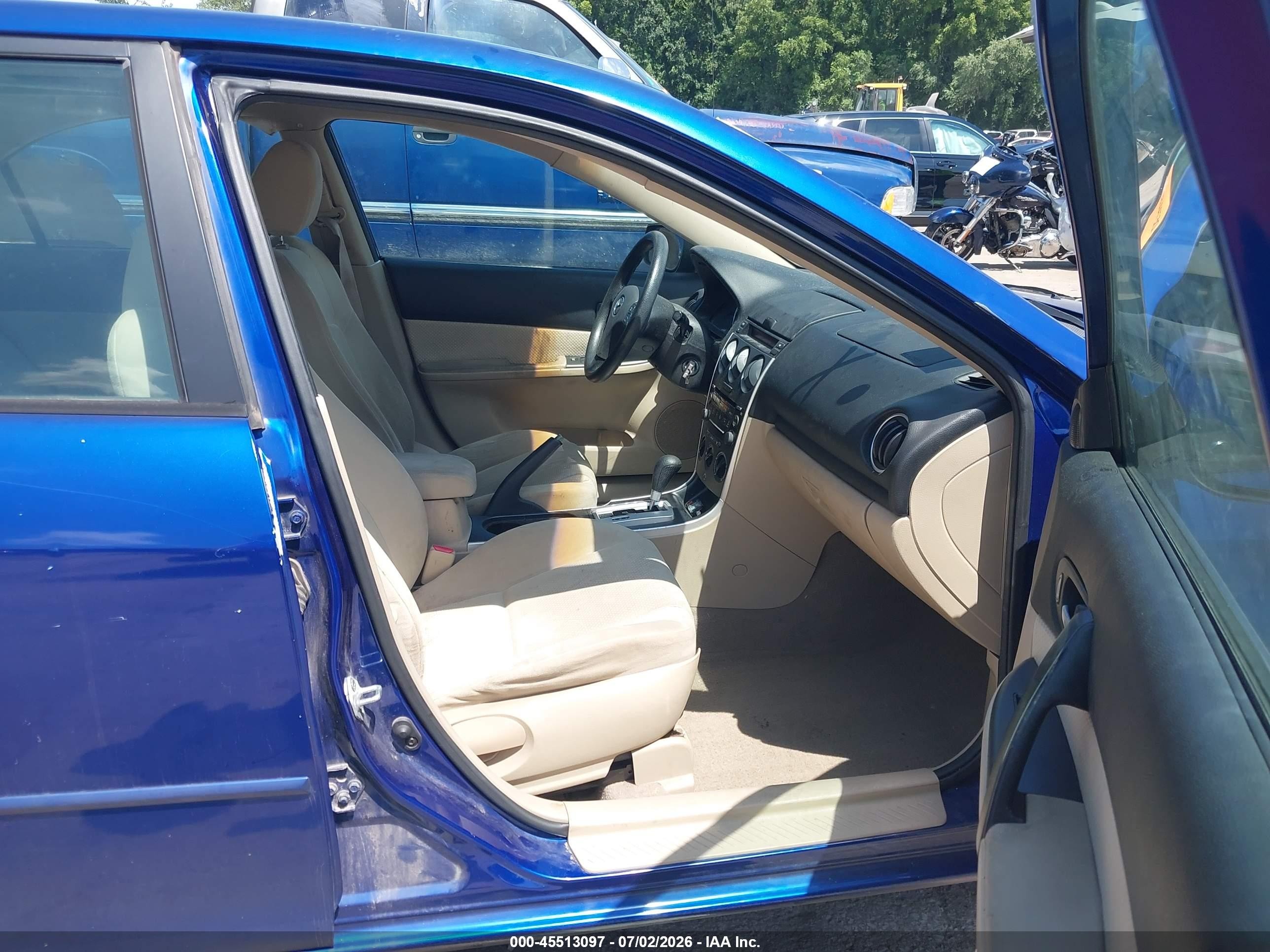 2006 Mazda Mazda6 I Blue vin: 1YVFP80C065M66614