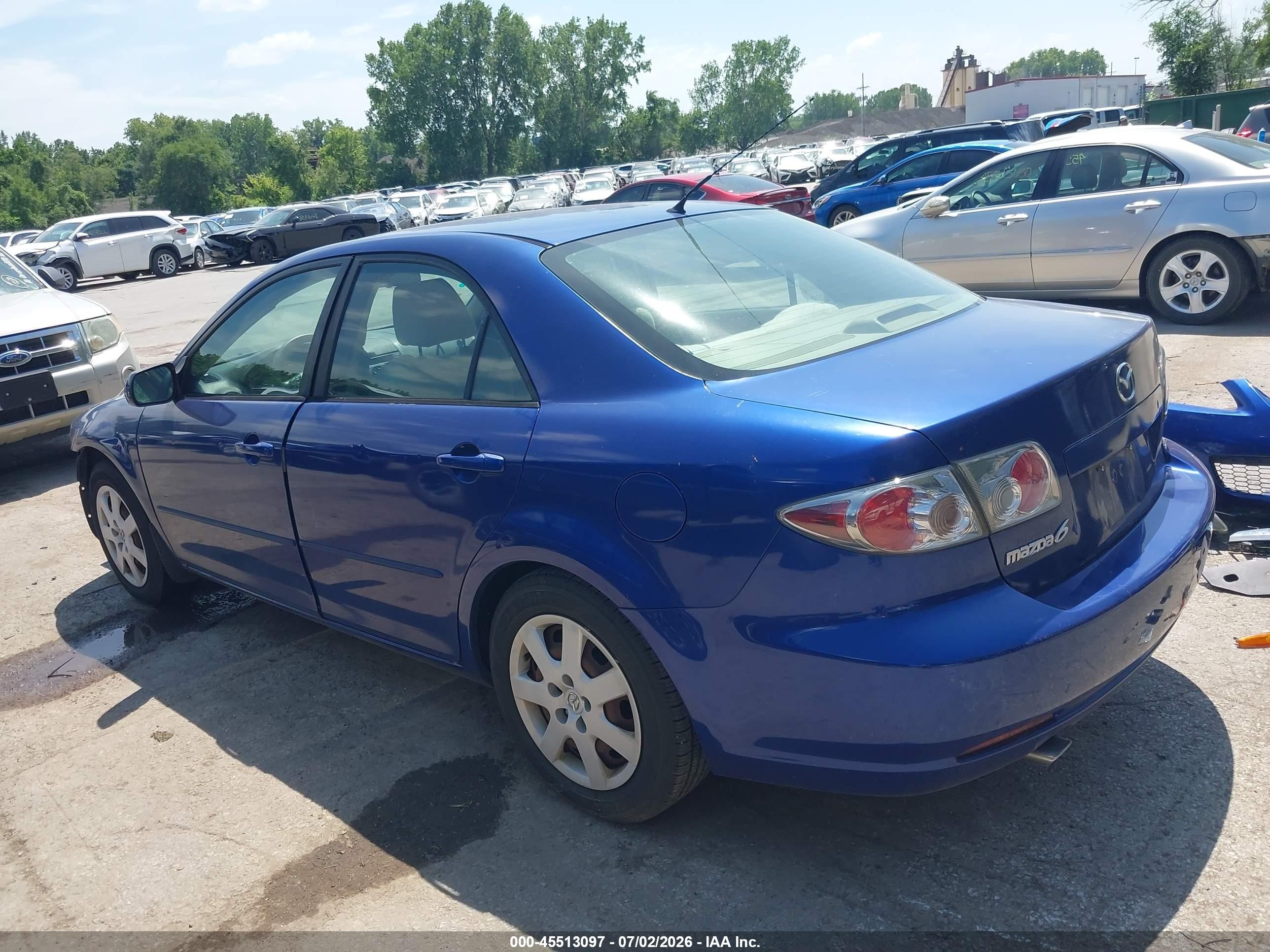 2006 Mazda Mazda6 I Blue vin: 1YVFP80C065M66614