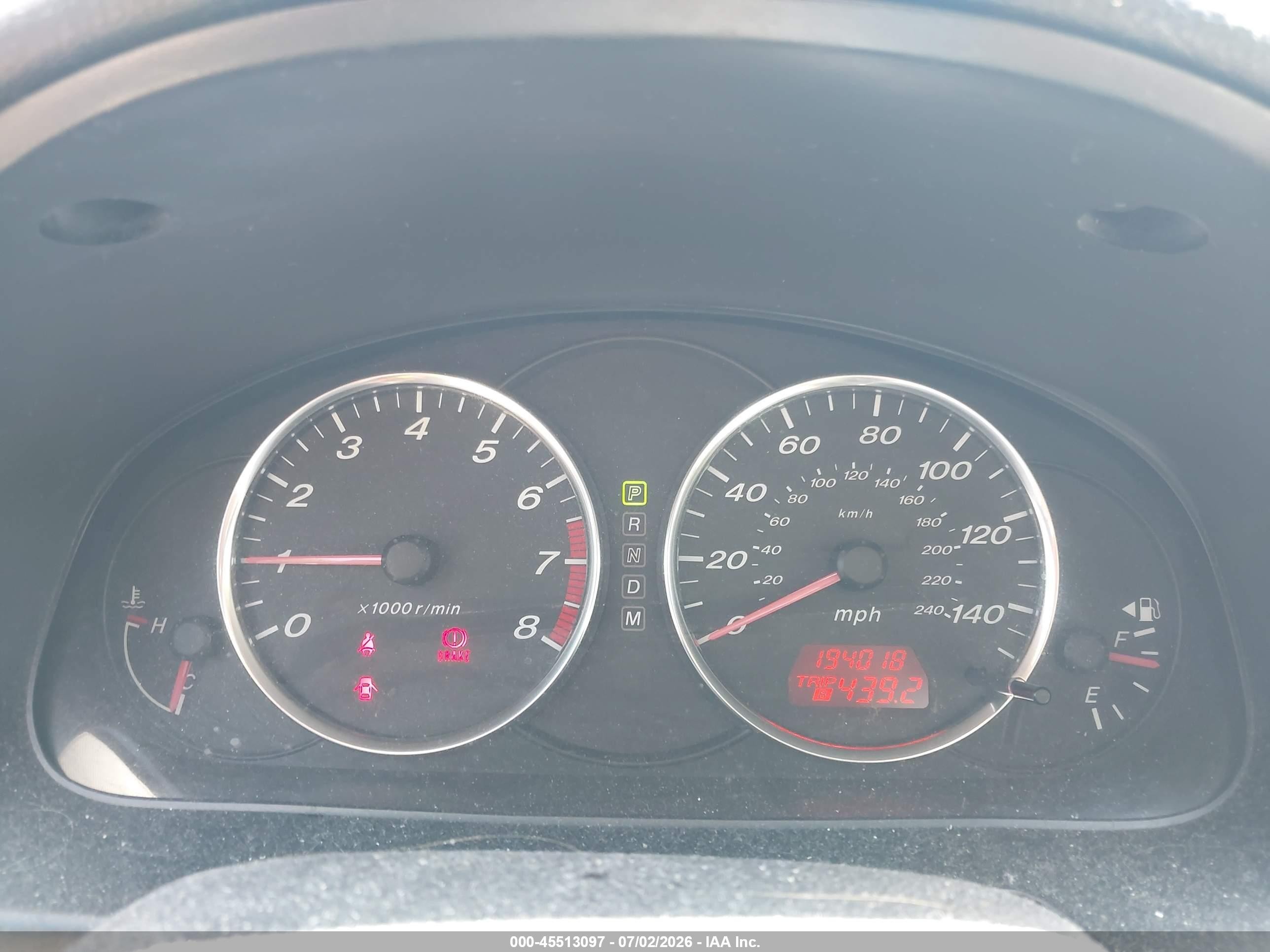 2006 Mazda Mazda6 I Blue vin: 1YVFP80C065M66614