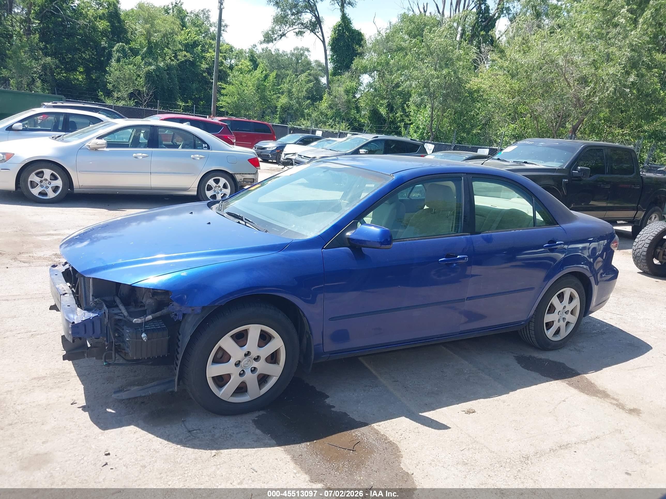 2006 Mazda Mazda6 I Blue vin: 1YVFP80C065M66614