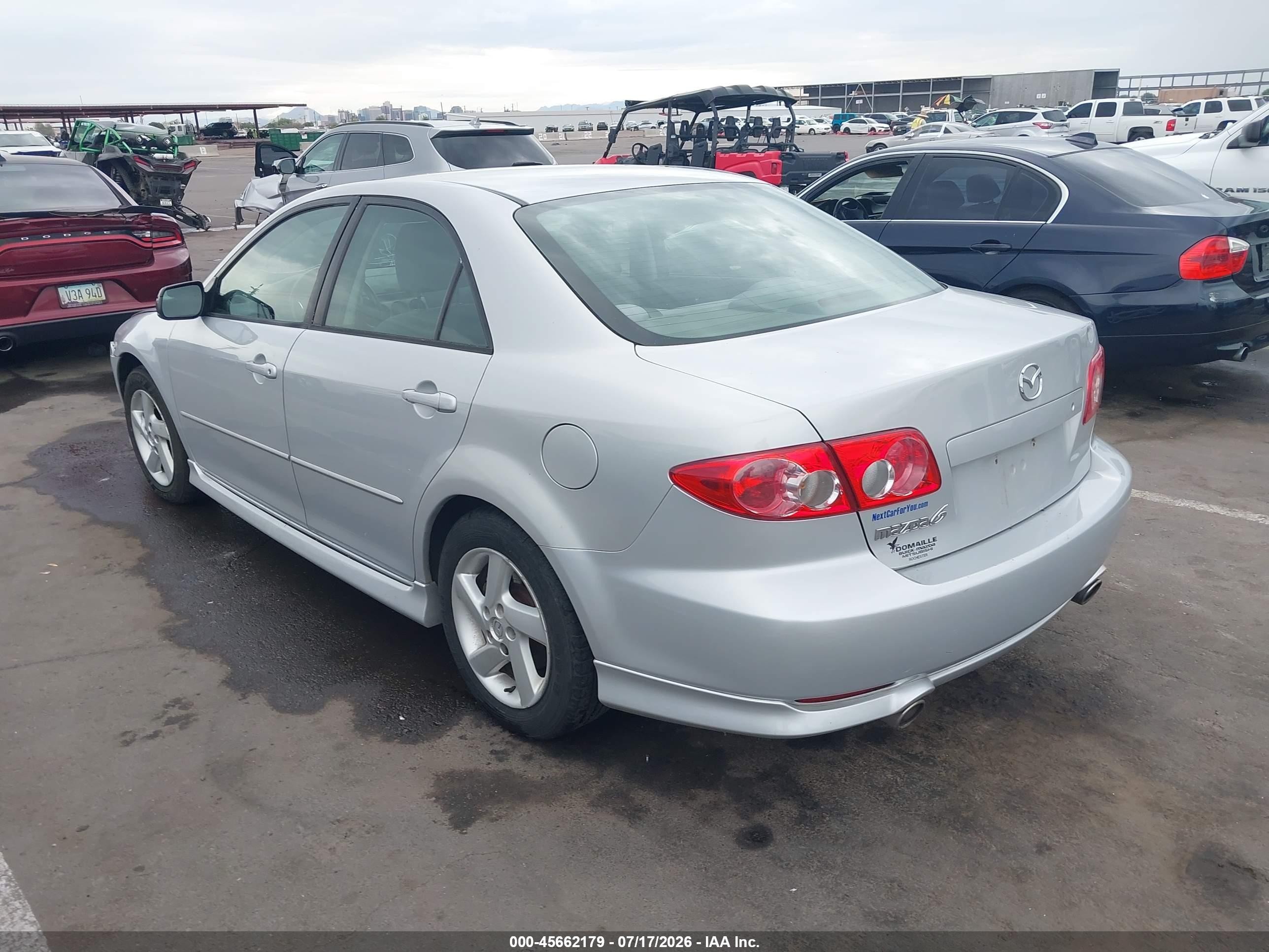 2003 Mazda Mazda6 I Silver vin: 1YVFP80C135M41880