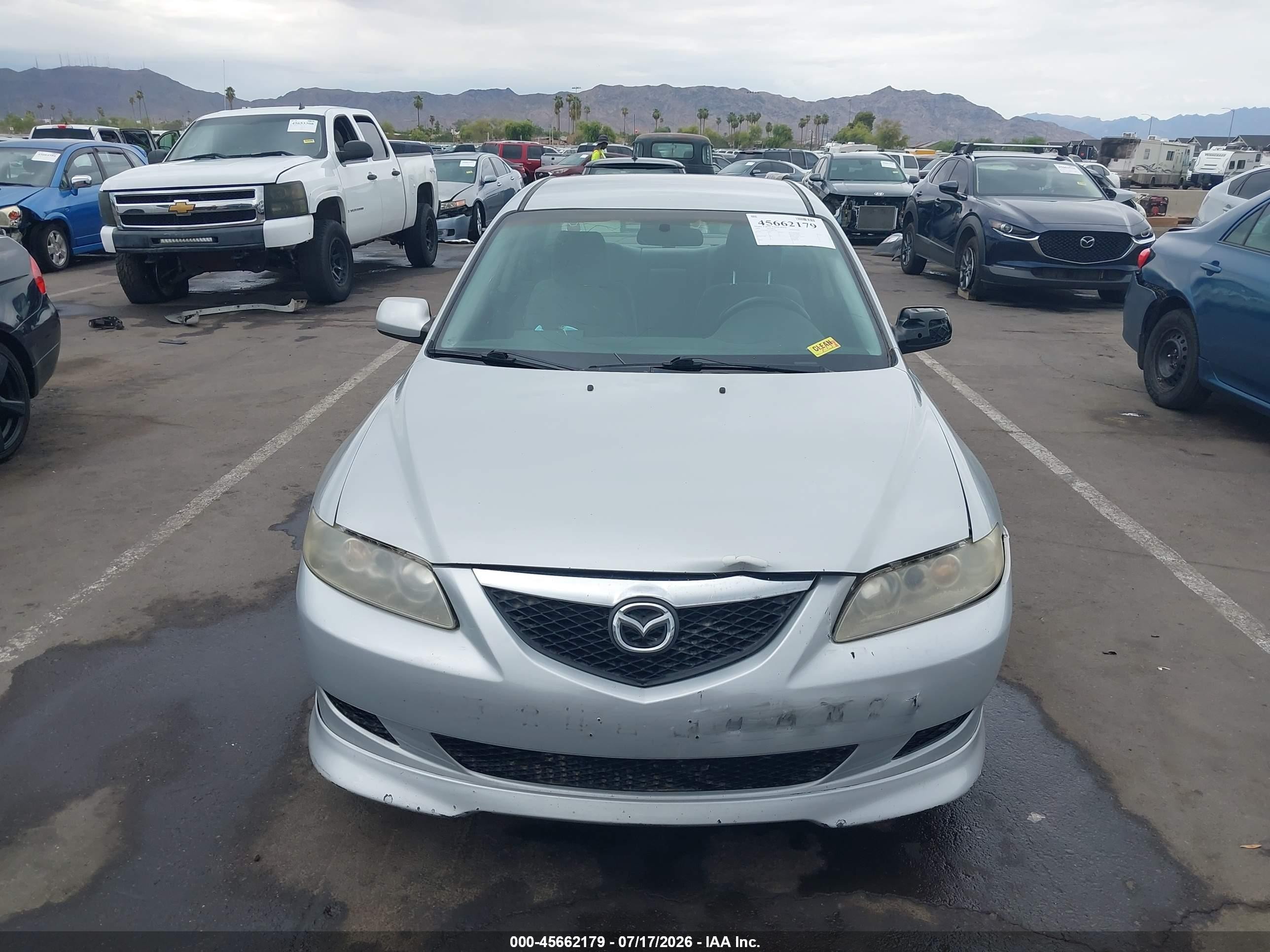 2003 Mazda Mazda6 I Silver vin: 1YVFP80C135M41880