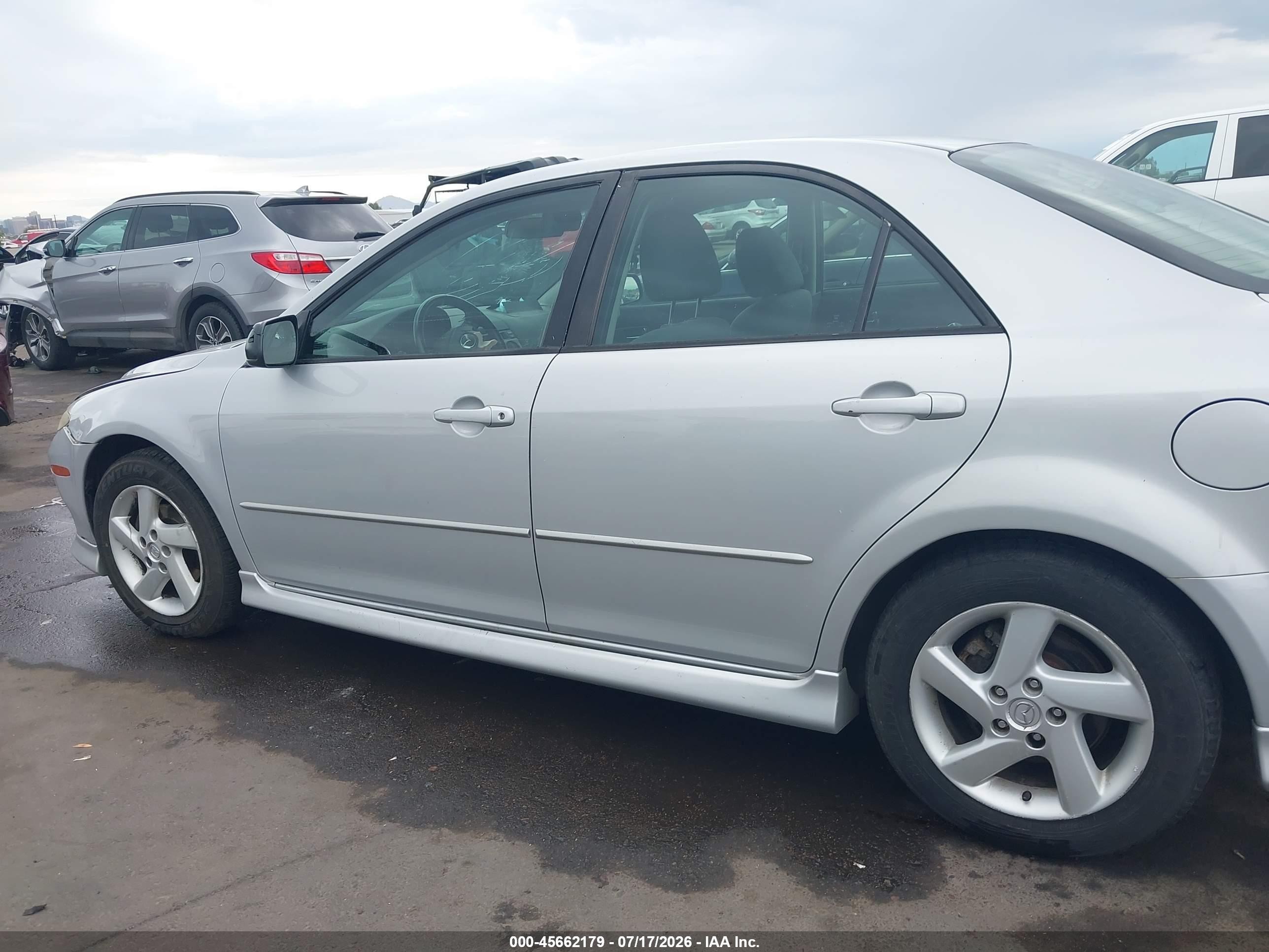 2003 Mazda Mazda6 I Silver vin: 1YVFP80C135M41880