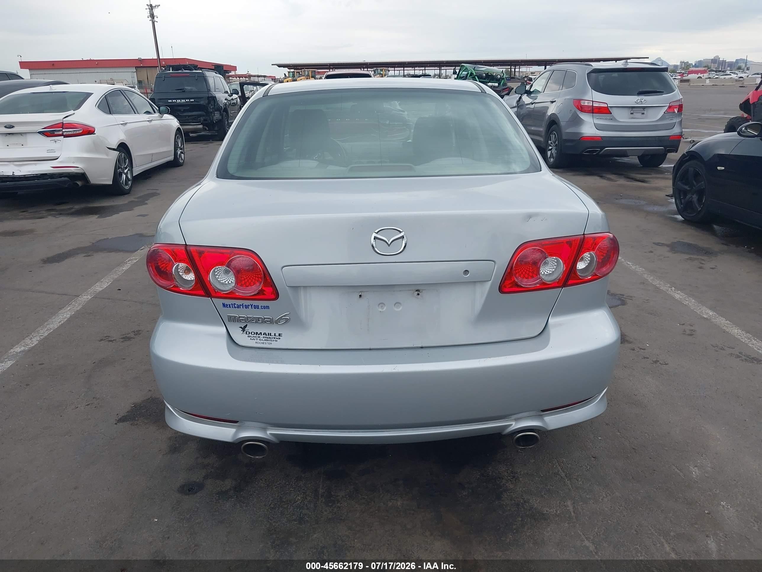 2003 Mazda Mazda6 I Silver vin: 1YVFP80C135M41880