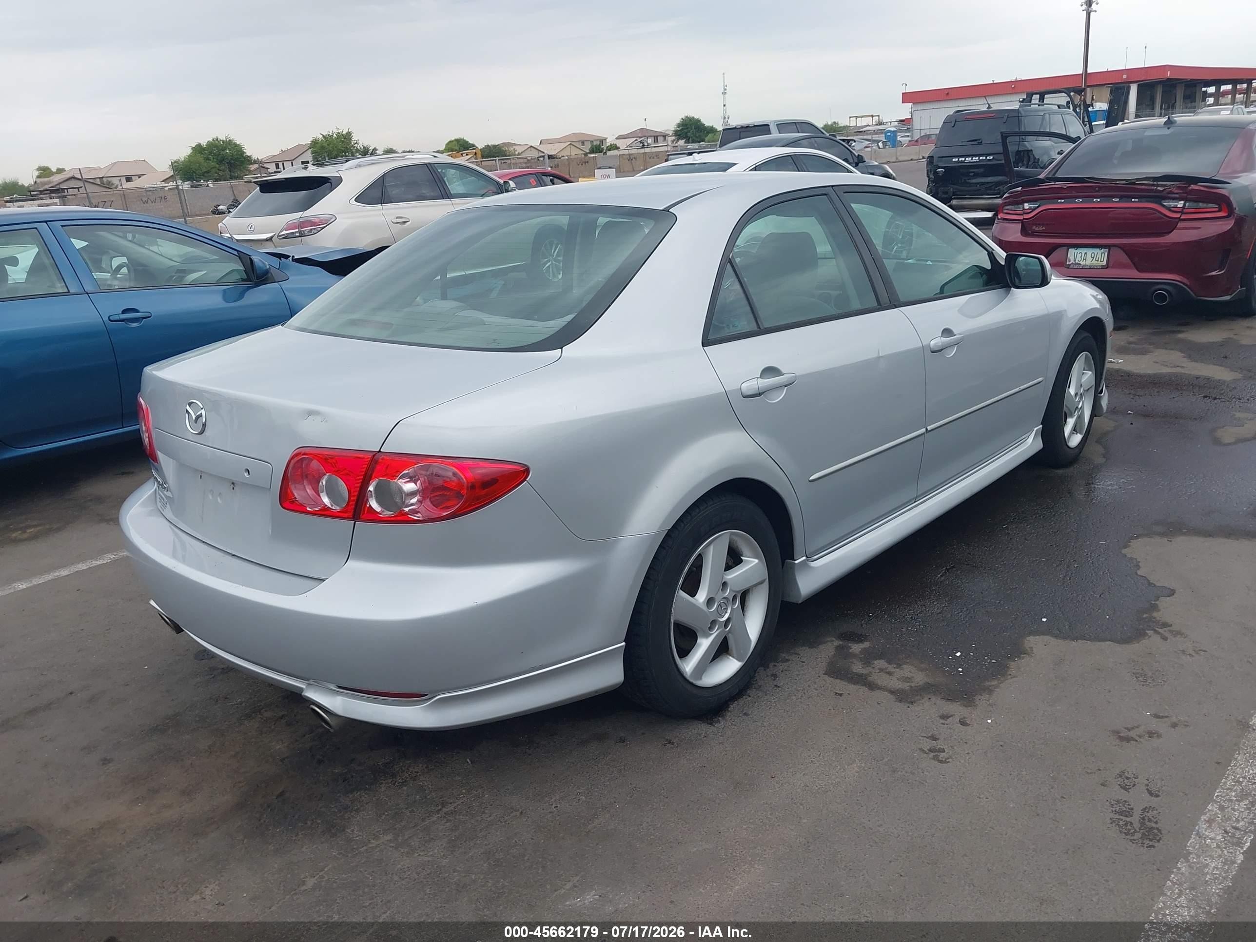 2003 Mazda Mazda6 I Silver vin: 1YVFP80C135M41880
