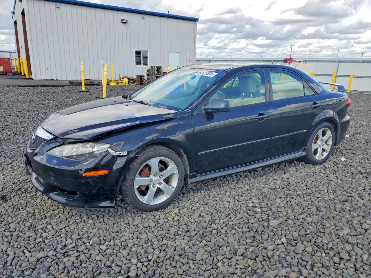 2004 Mazda 6 I Black vin: 1YVFP80C245N20489