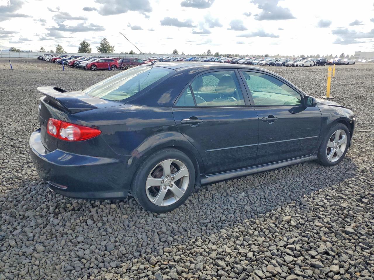 2004 Mazda 6 I Black vin: 1YVFP80C245N20489