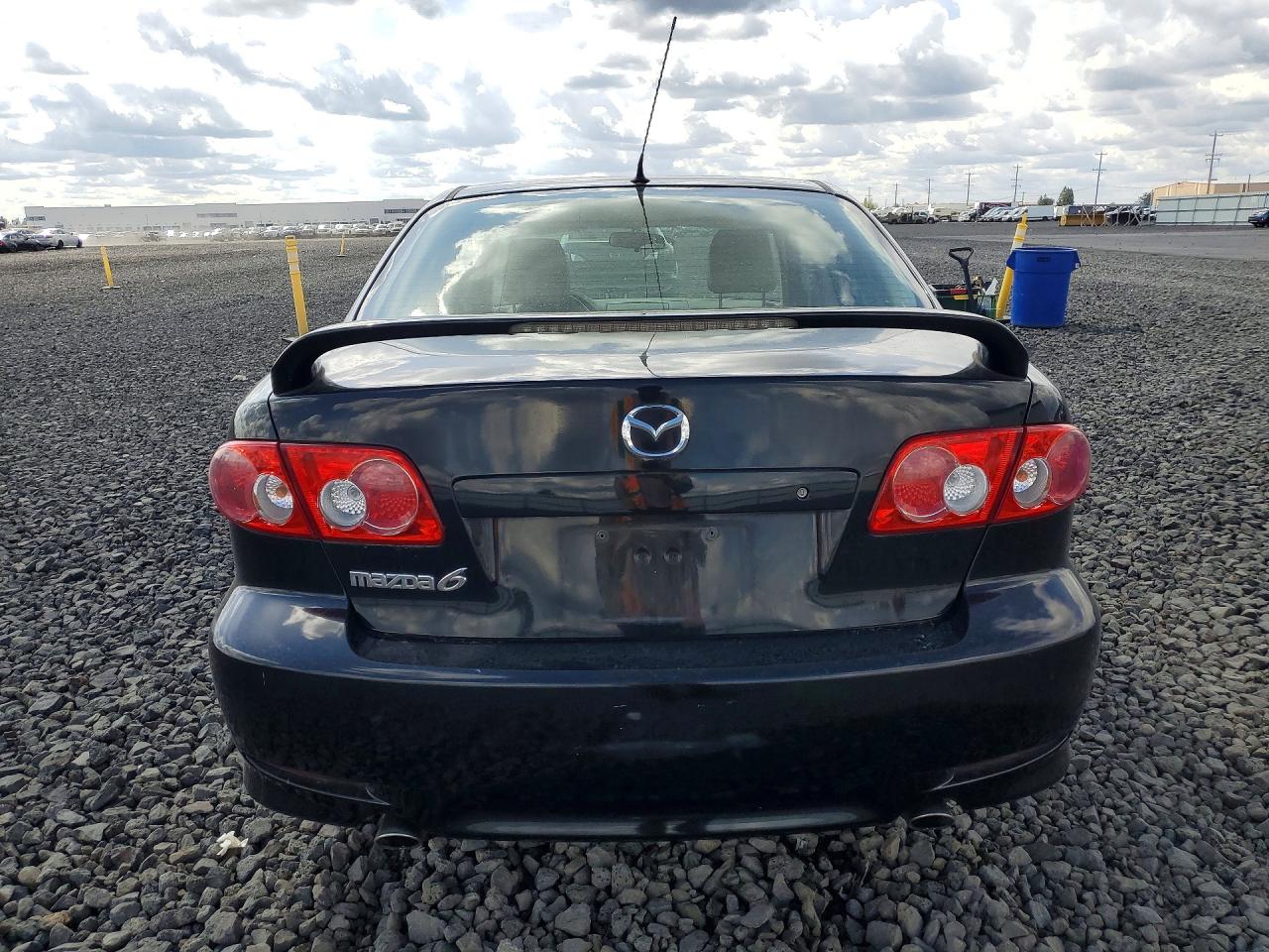 2004 Mazda 6 I Black vin: 1YVFP80C245N20489