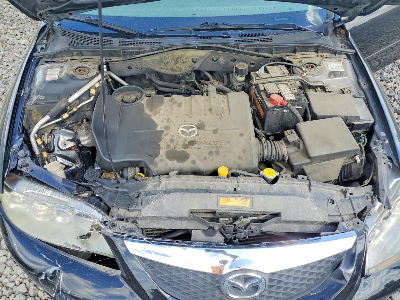 2004 Mazda 6 I Black vin: 1YVFP80C245N20489