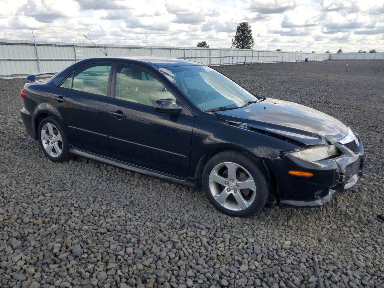 2004 Mazda 6 I Black vin: 1YVFP80C245N20489
