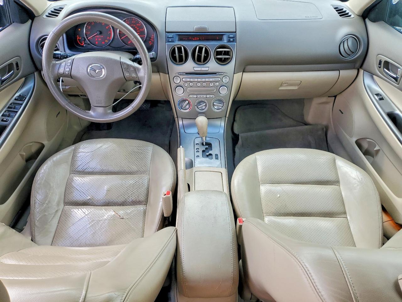 2004 Mazda 6 I Black vin: 1YVFP80C245N20489