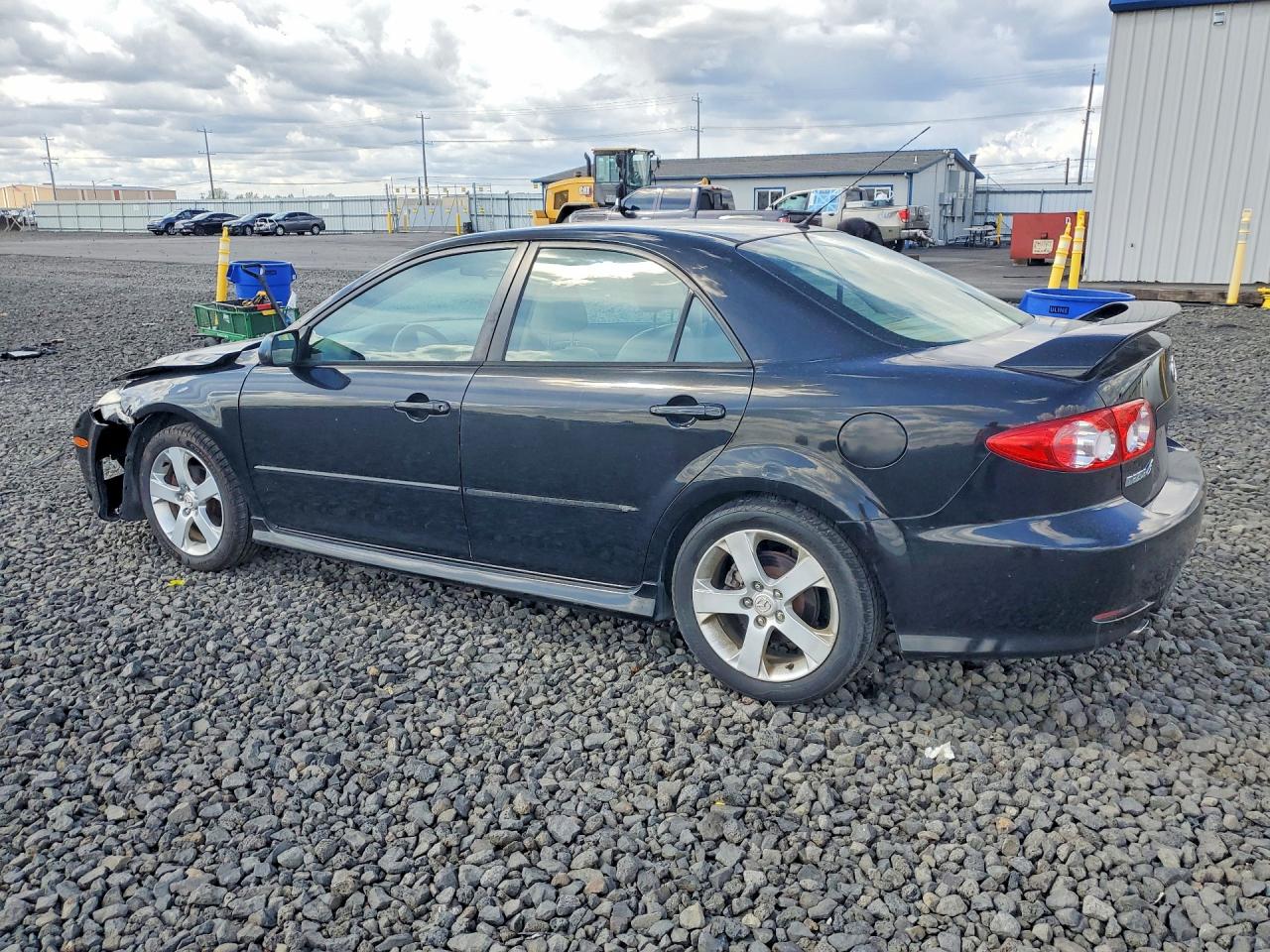 2004 Mazda 6 I Black vin: 1YVFP80C245N20489