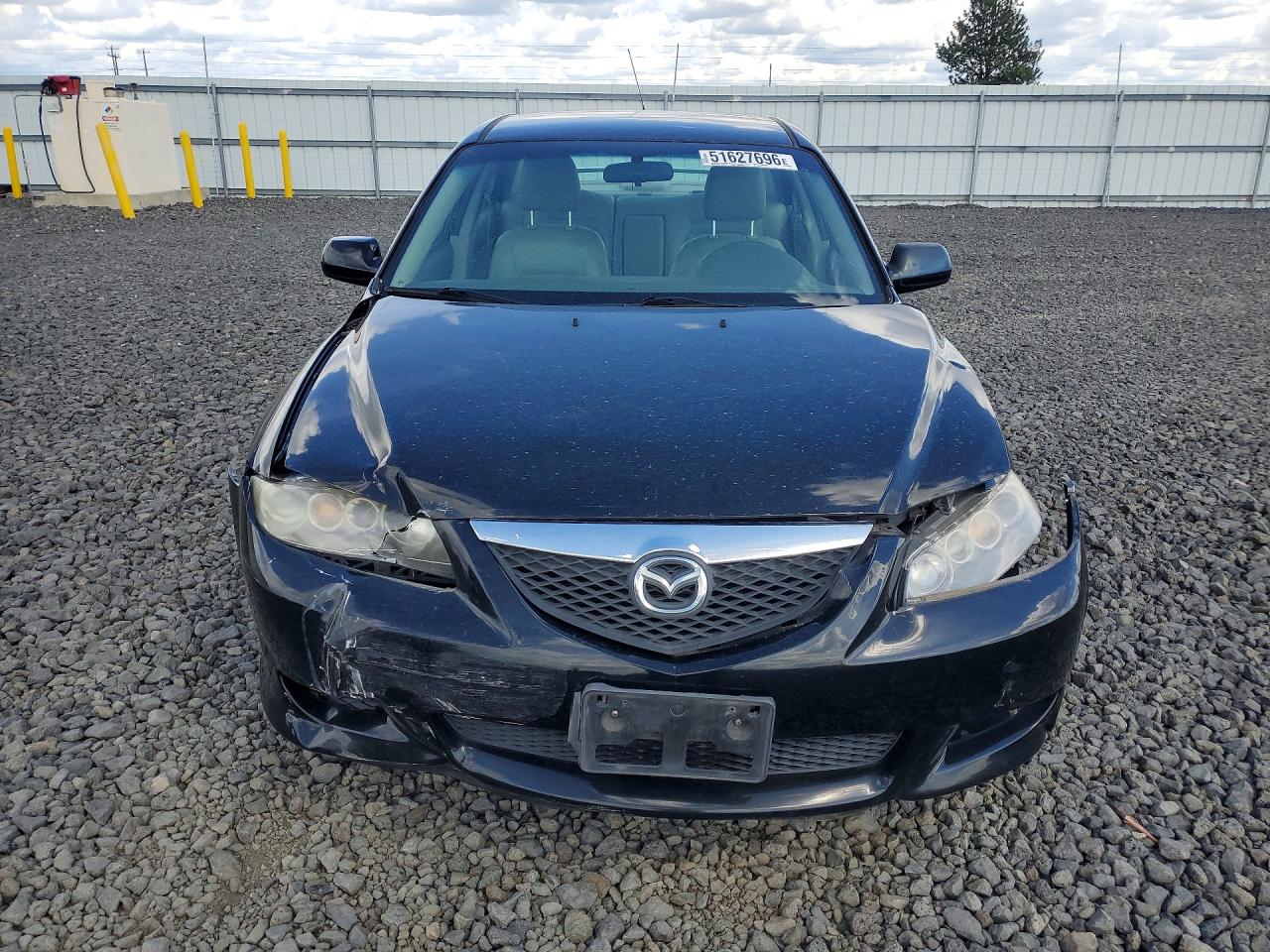 2004 Mazda 6 I Black vin: 1YVFP80C245N20489