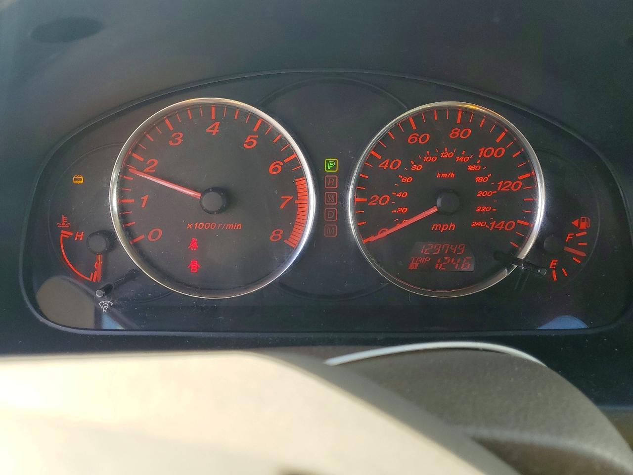 2004 Mazda 6 I Black vin: 1YVFP80C245N20489