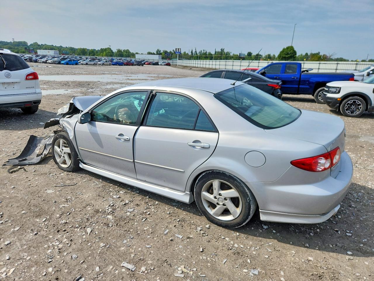 2004 Mazda 6 I Серебряный vin: 1YVFP80C245N35364