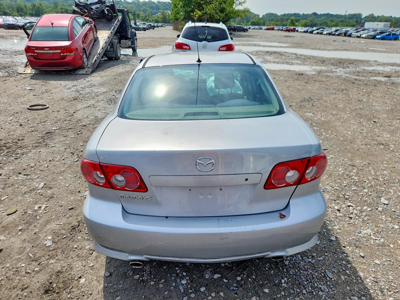 2004 Mazda 6 I Серебряный vin: 1YVFP80C245N35364
