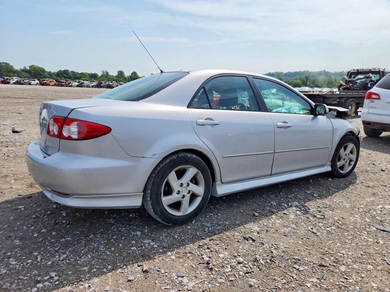 2004 Mazda 6 I Серебряный vin: 1YVFP80C245N35364