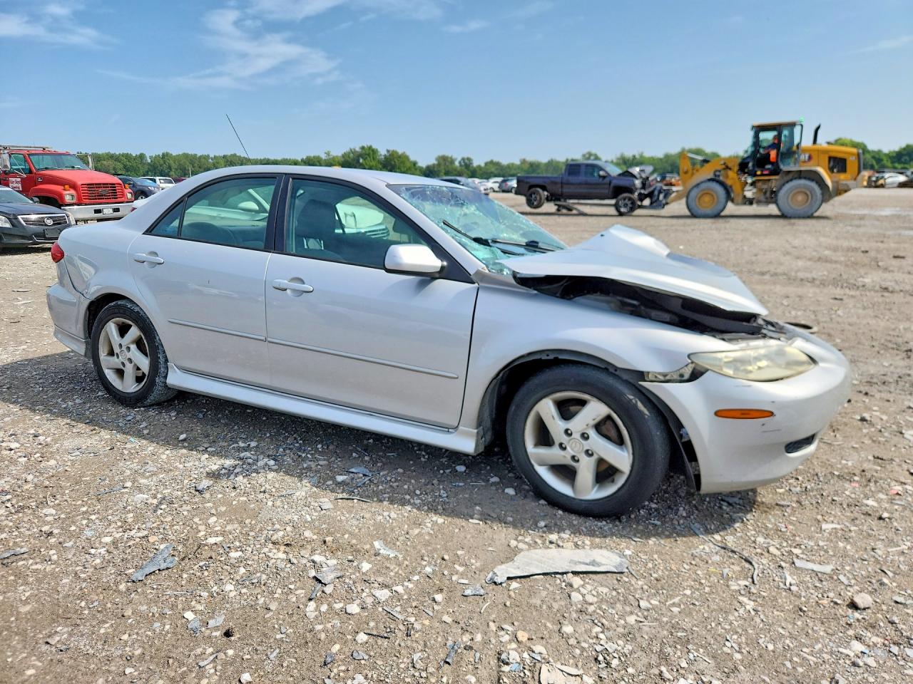 2004 Mazda 6 I Серебряный vin: 1YVFP80C245N35364