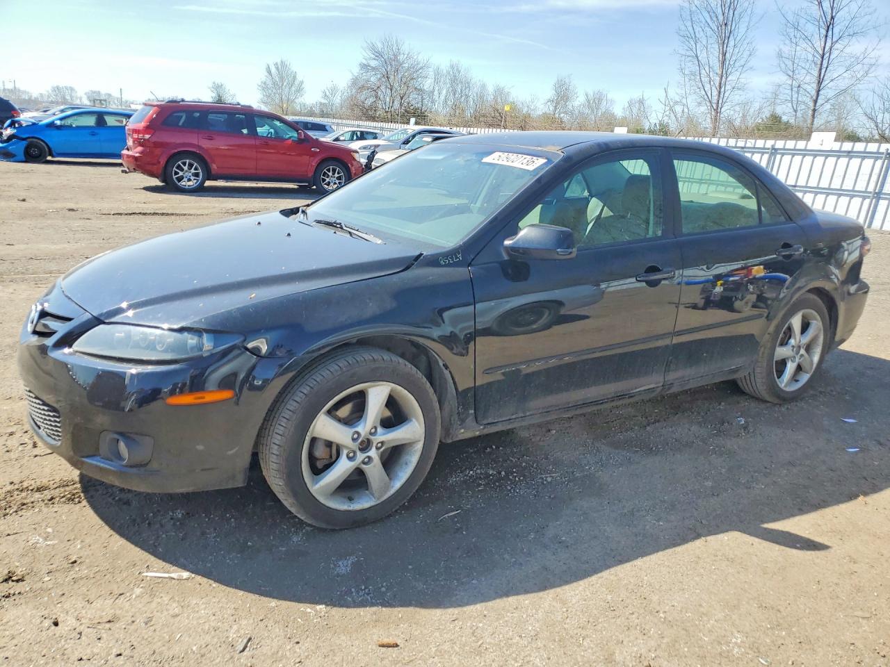 2006 Mazda Mazda 6 Black vin: 1YVFP80C265M11436