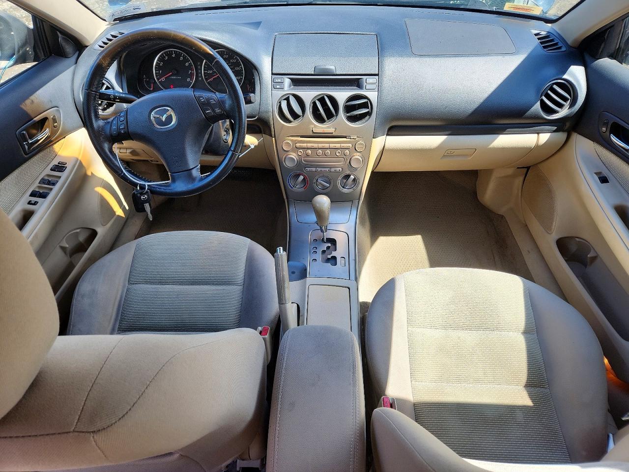 2005 Mazda 6 I Black vin: 1YVFP80C355M67089