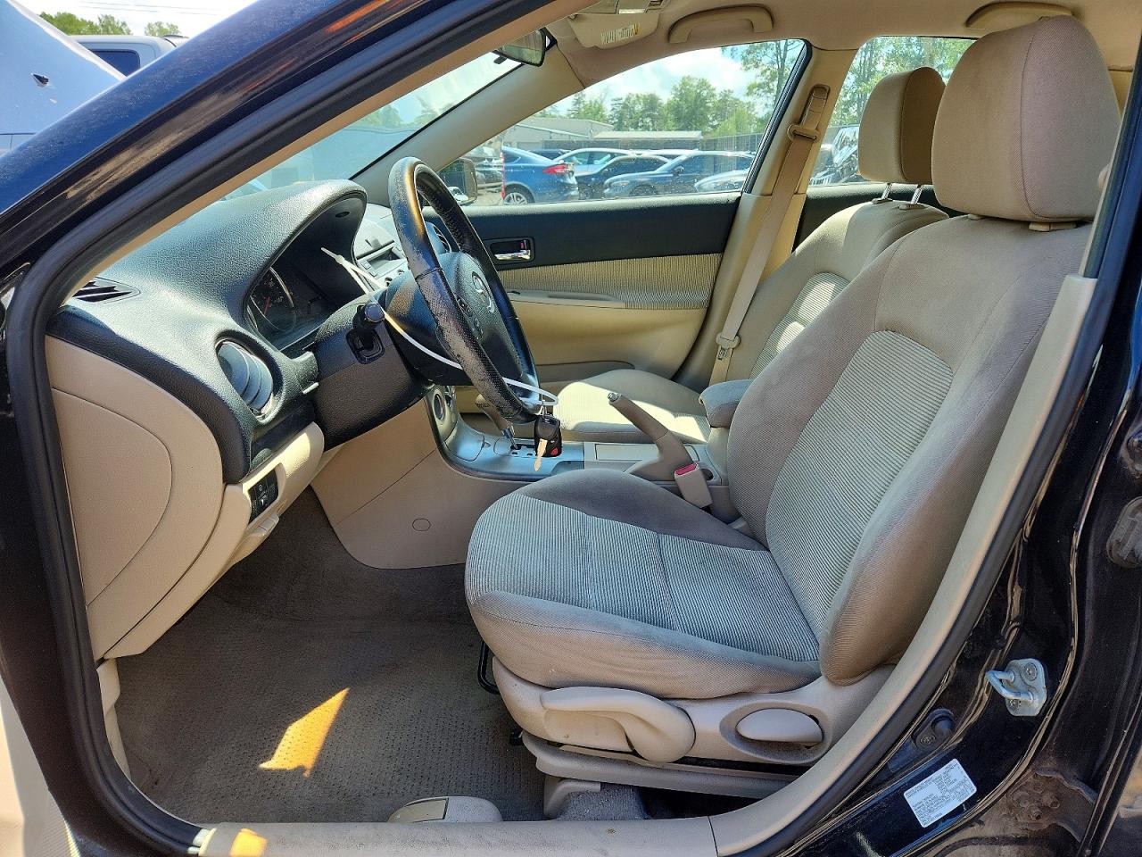 2005 Mazda 6 I Black vin: 1YVFP80C355M67089