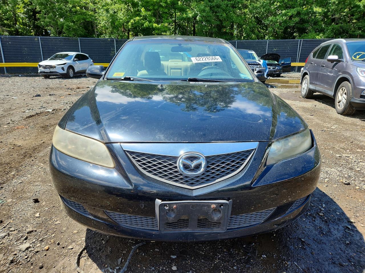 2005 Mazda 6 I Black vin: 1YVFP80C355M67089