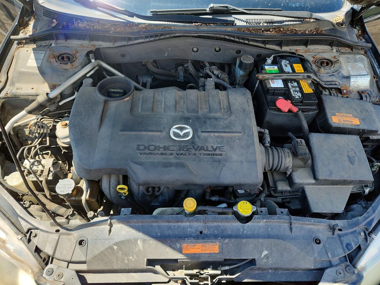 2005 Mazda 6 I Black vin: 1YVFP80C355M67089